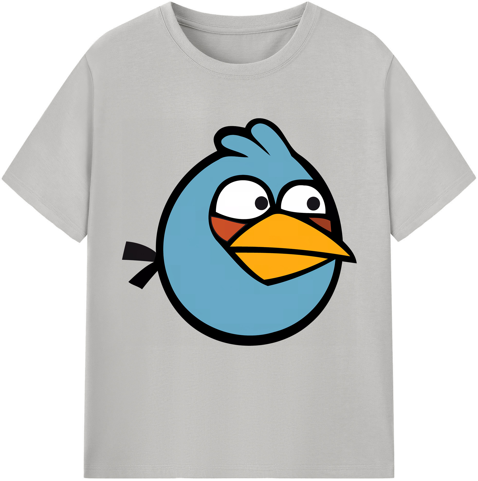 （画像用） Angry Birds アングリーバード 綿100％半袖Tシャツ（フロントプリント）