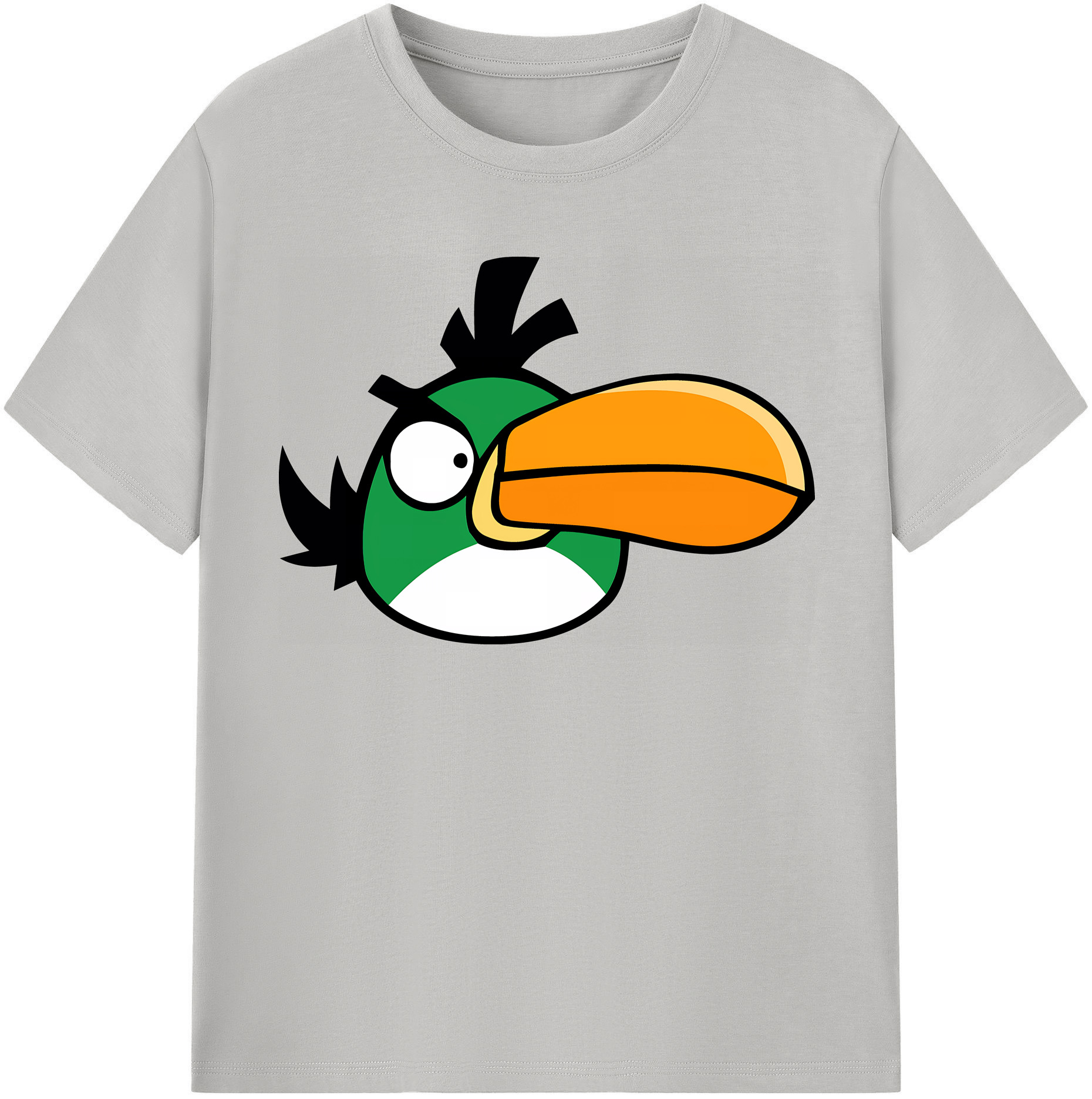 （画像用） Angry Birds アングリーバード 綿100％半袖Tシャツ（フロントプリント）