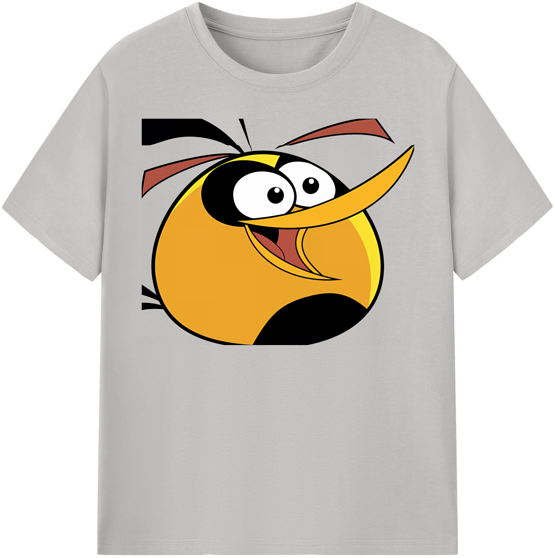 （画像用） Angry Birds アングリーバード 綿100％半袖Tシャツ（フロントプリント）