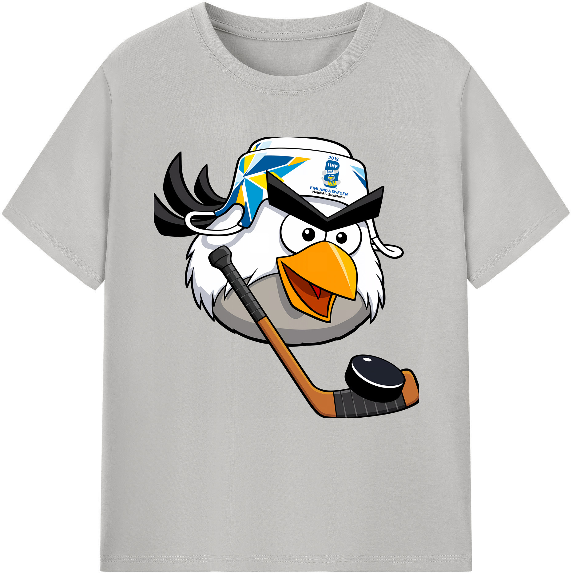 （画像用） Angry Birds アングリーバード 綿100％半袖Tシャツ（フロントプリント）