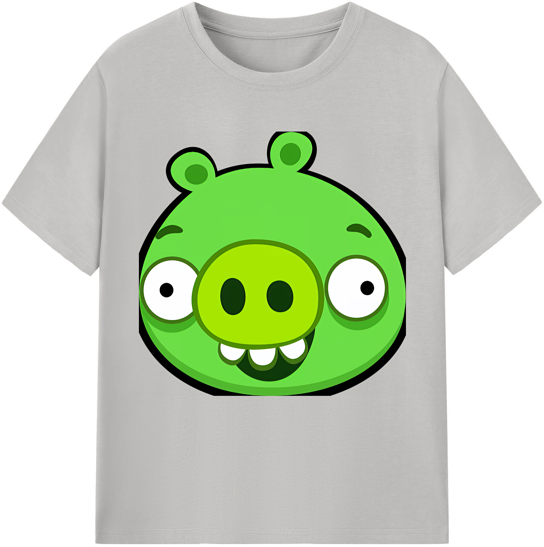 （画像用） Angry Birds アングリーバード 綿100％半袖Tシャツ（フロントプリント）