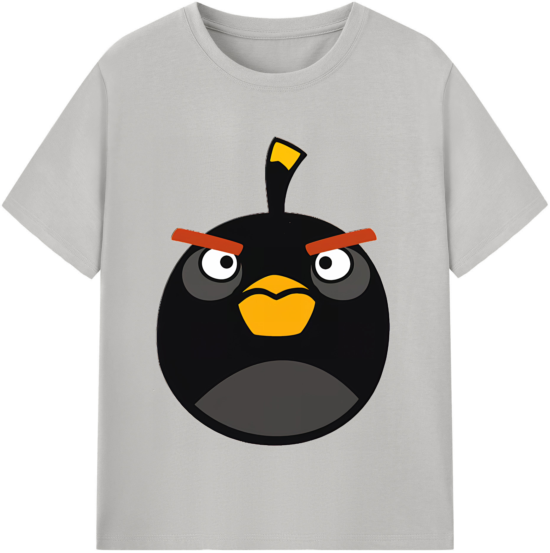 （画像用） Angry Birds アングリーバード 綿100％半袖Tシャツ（フロントプリント）