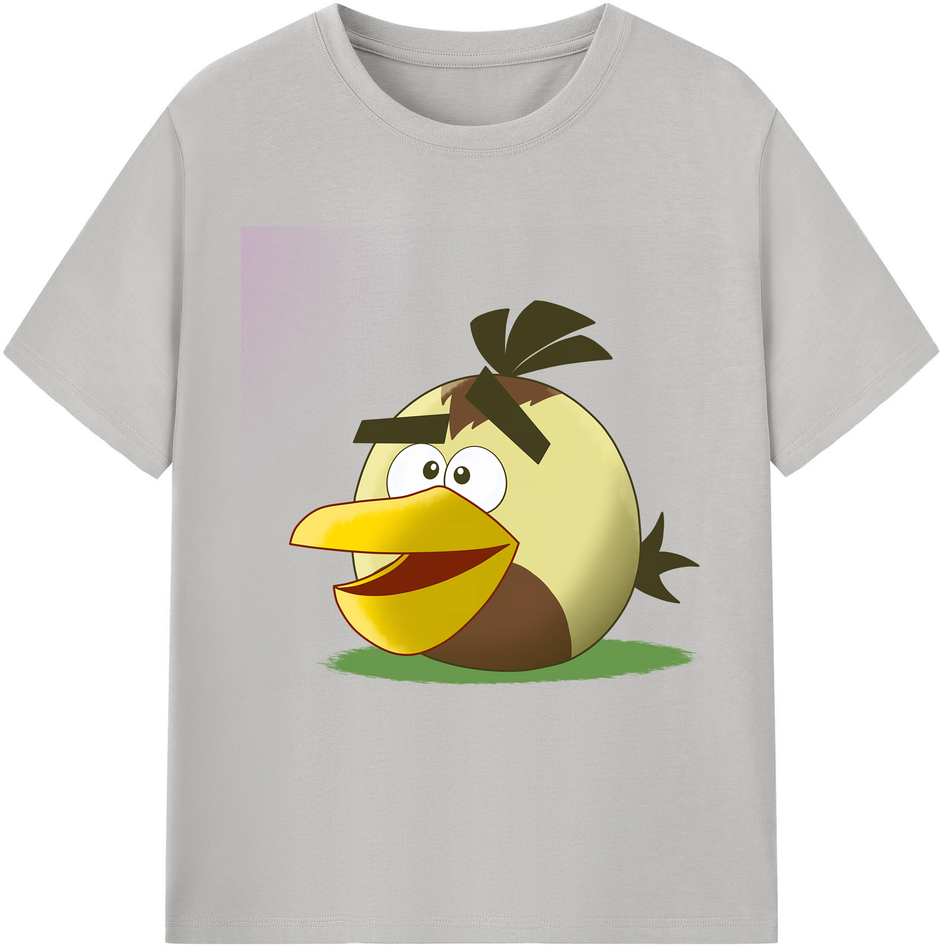 （画像用） Angry Birds アングリーバード 綿100％半袖Tシャツ（フロントプリント）