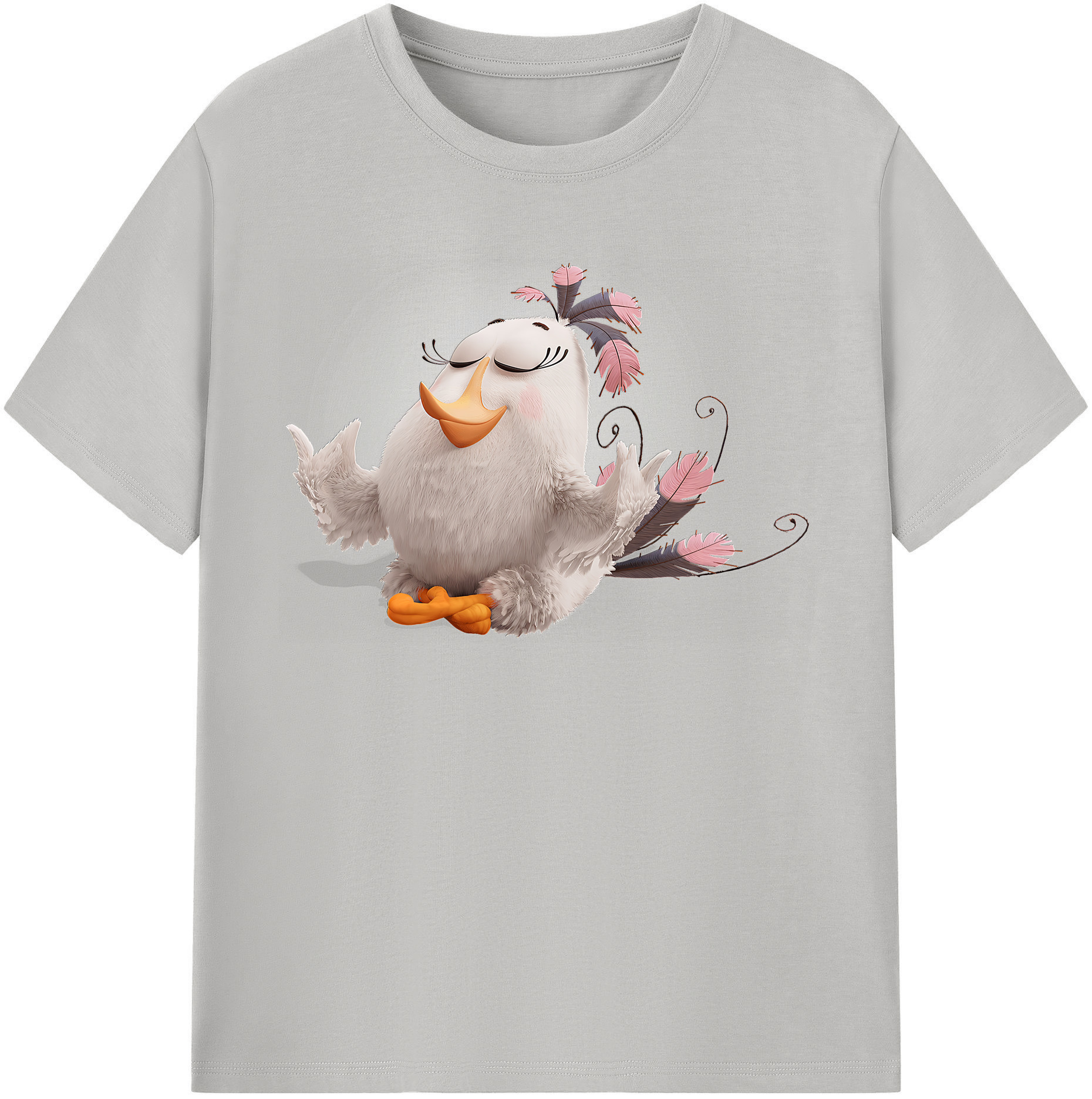 （画像用） Angry Birds アングリーバード 綿100％半袖Tシャツ（フロントプリント）