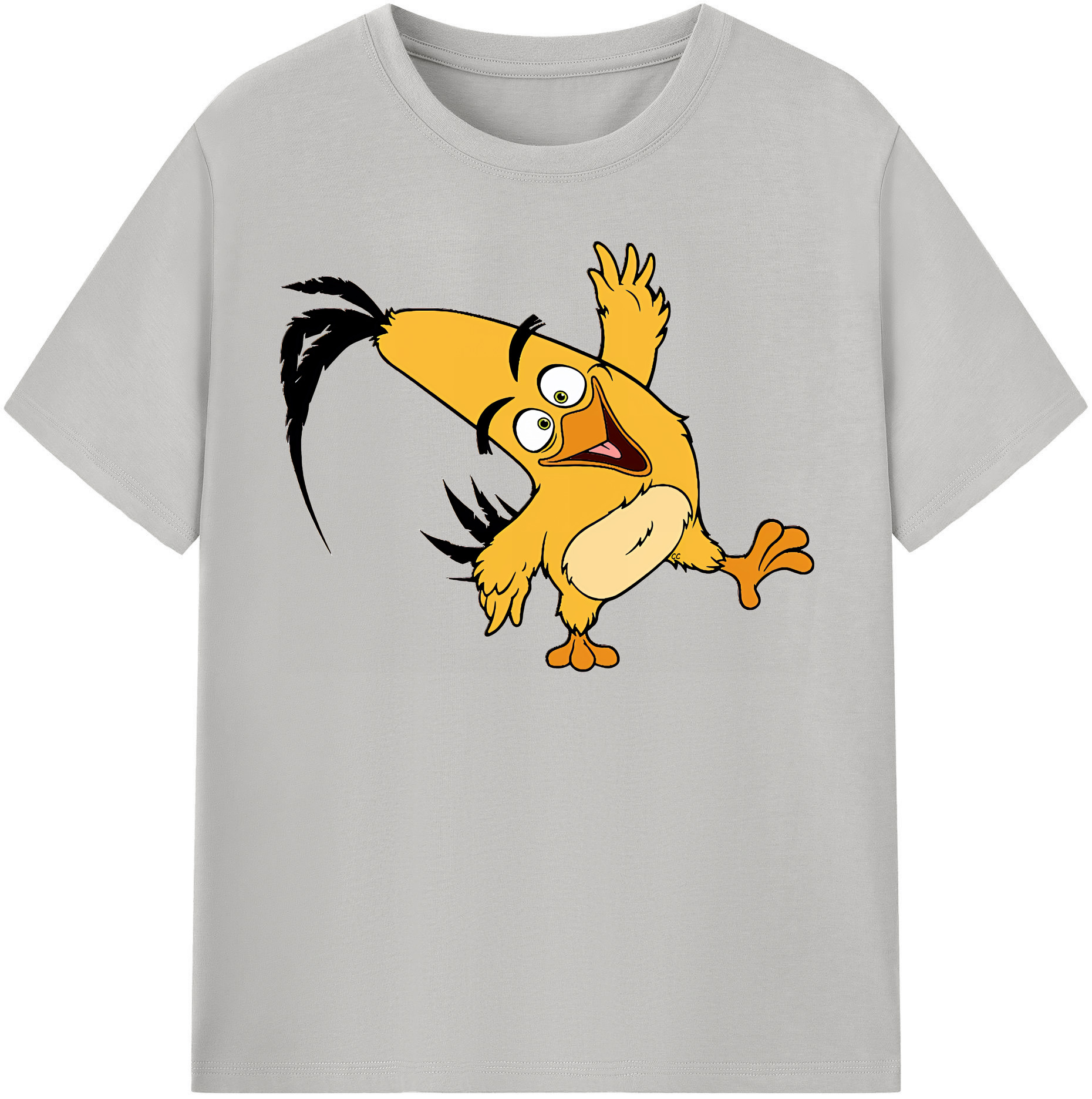 （画像用） Angry Birds アングリーバード 綿100％半袖Tシャツ（フロントプリント）