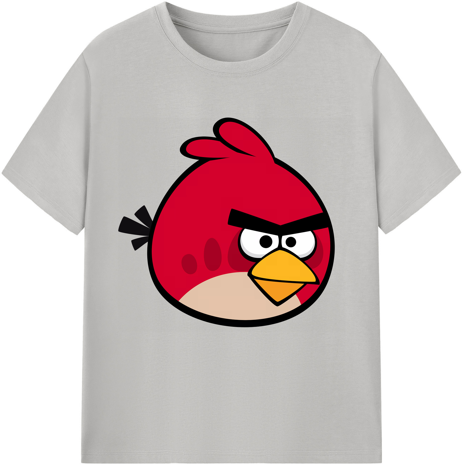 （画像用） Angry Birds アングリーバード 綿100％半袖Tシャツ（フロントプリント）