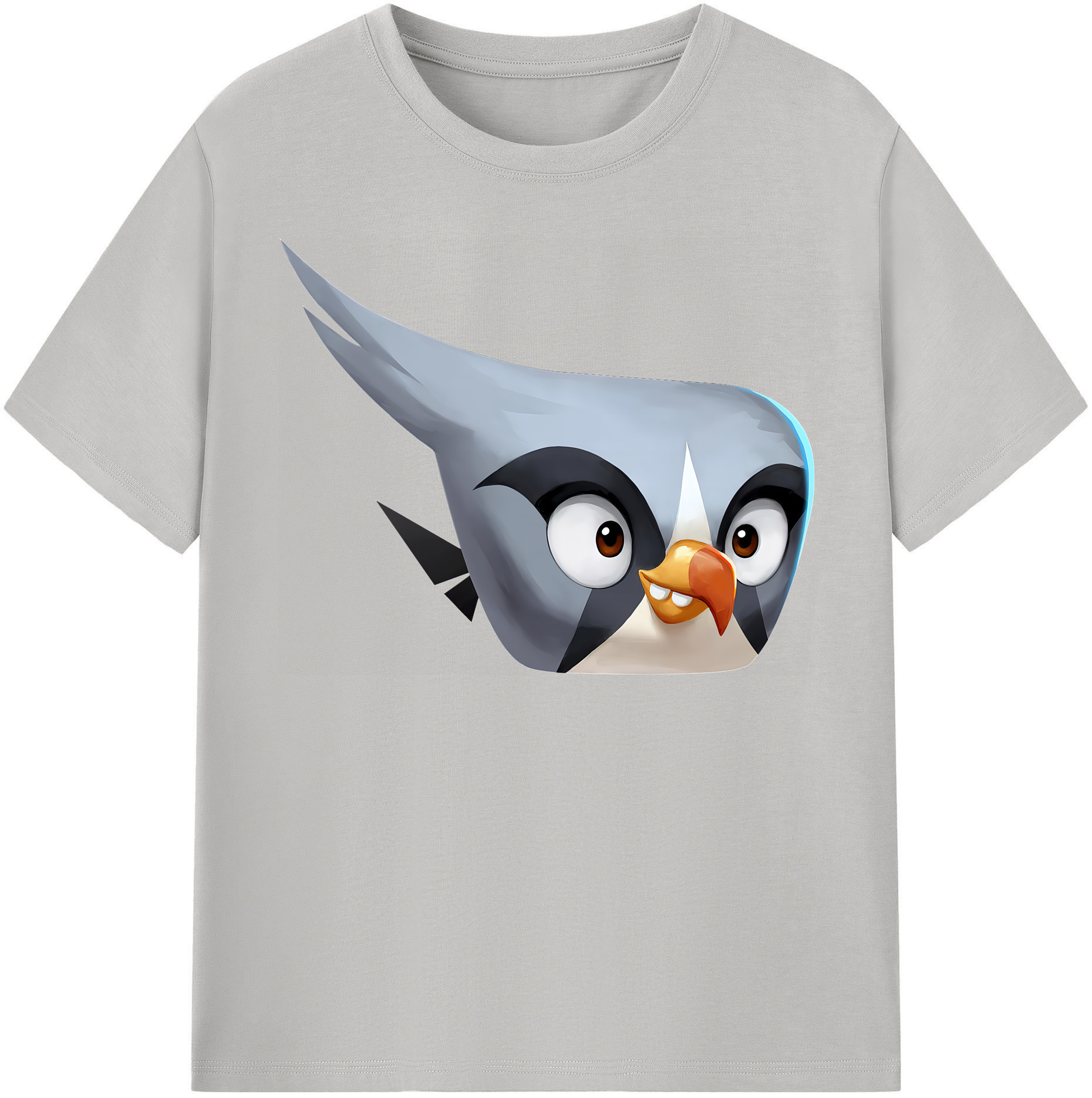 （画像用） Angry Birds アングリーバード 綿100％半袖Tシャツ（フロントプリント）