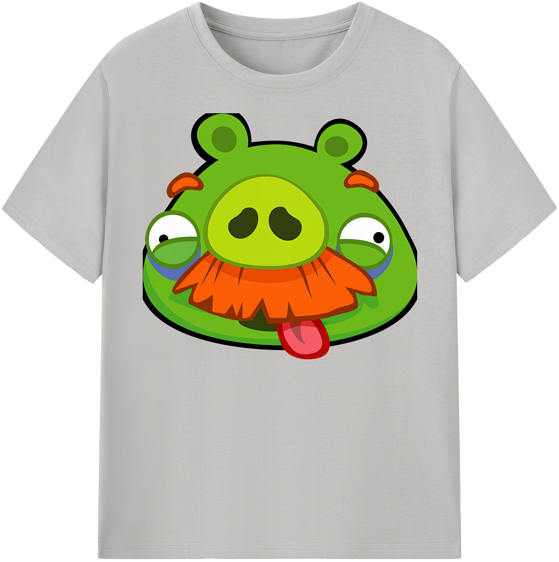 （画像用） Angry Birds アングリーバード 綿100％半袖Tシャツ（フロントプリント）