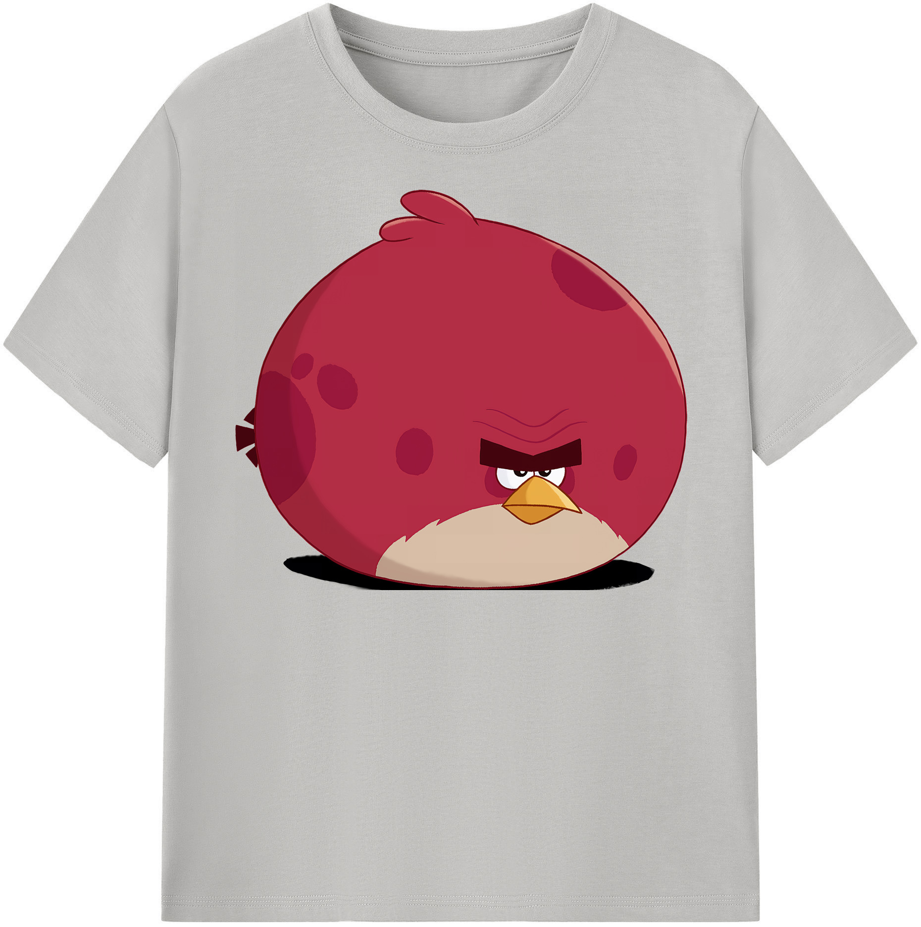 （画像用） Angry Birds アングリーバード 綿100％半袖Tシャツ（フロントプリント）