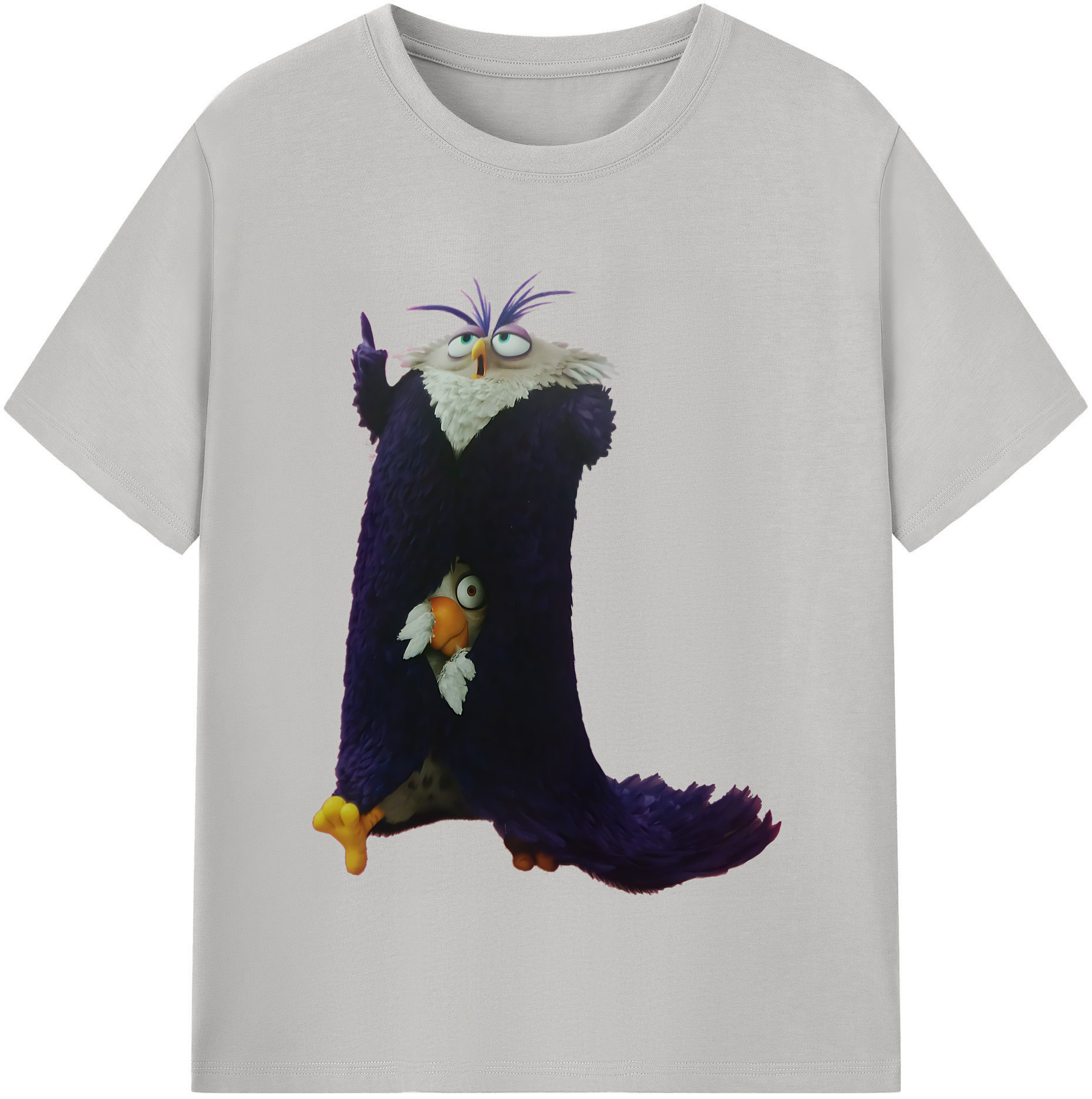 （画像用） Angry Birds アングリーバード 綿100％半袖Tシャツ（フロントプリント）