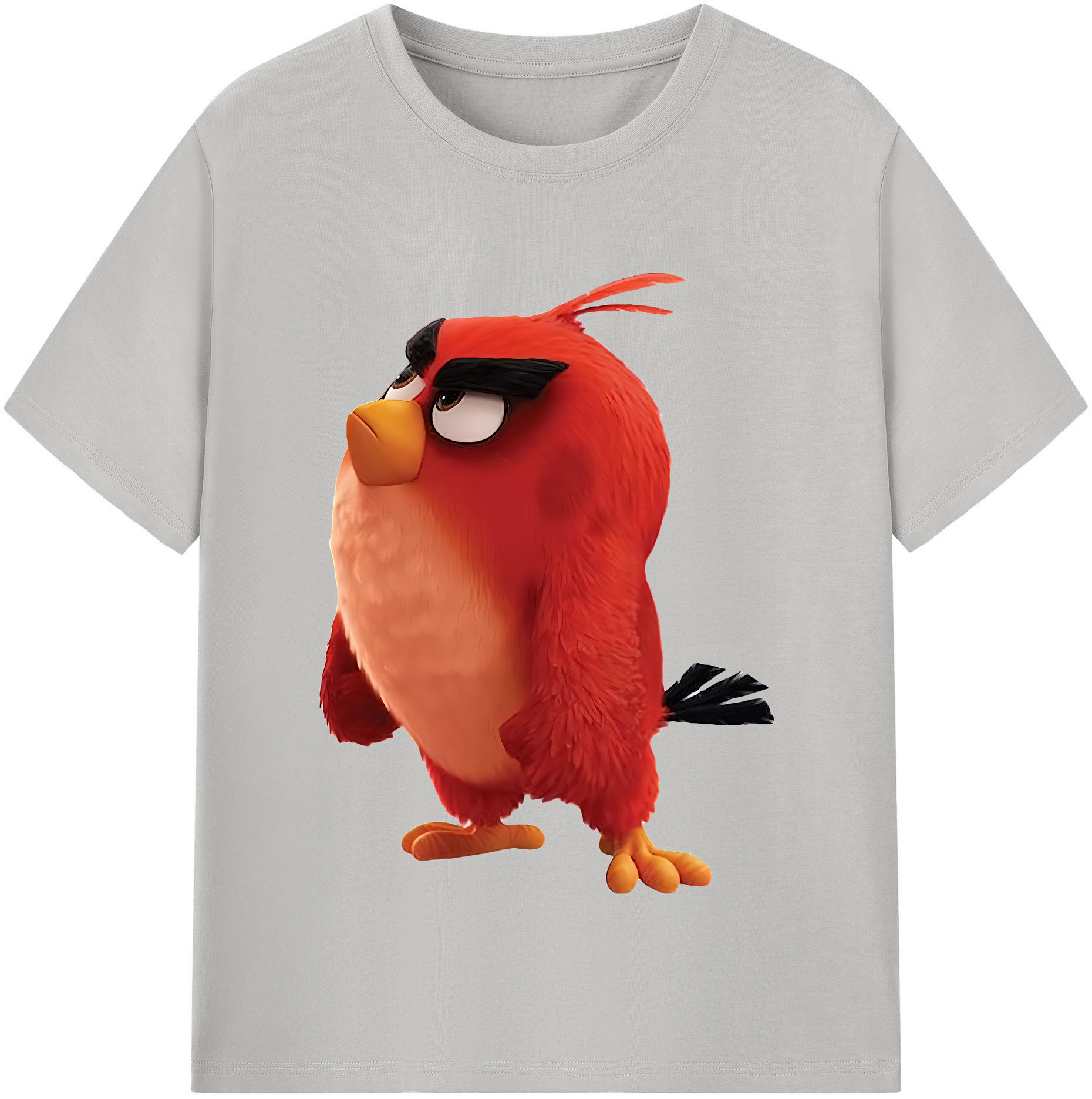 （画像用） Angry Birds アングリーバード 綿100％半袖Tシャツ（フロントプリント）