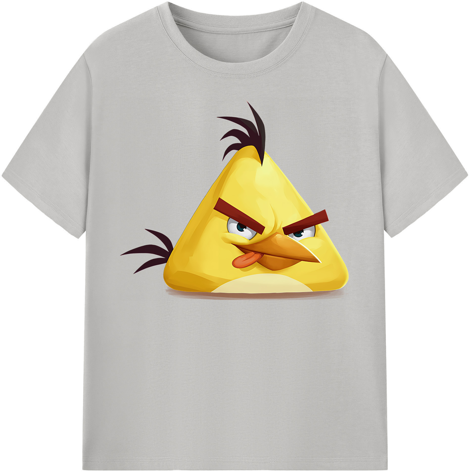 （画像用） Angry Birds アングリーバード 綿100％半袖Tシャツ（フロントプリント）