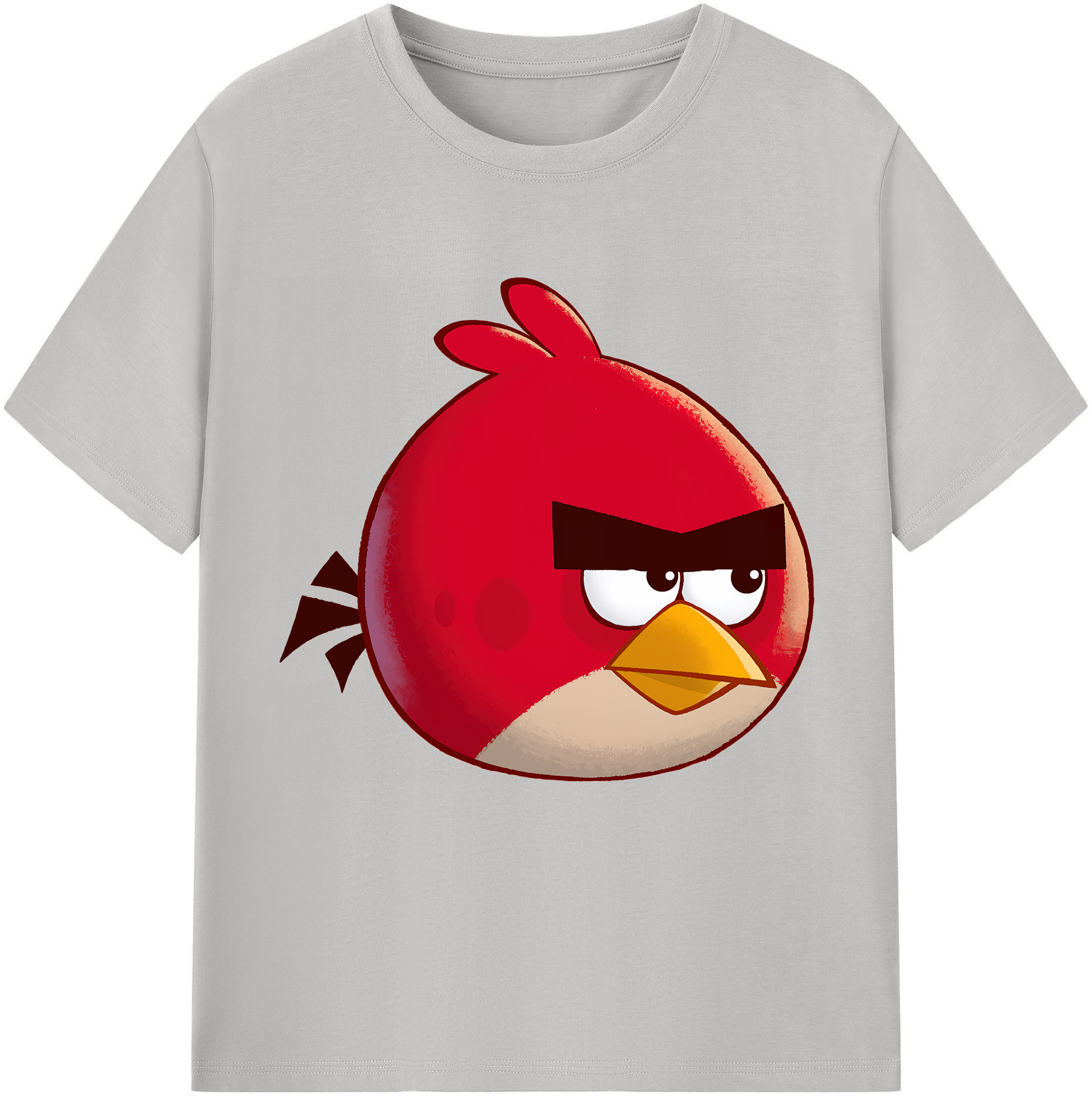 （画像用） Angry Birds アングリーバード 綿100％半袖Tシャツ（フロントプリント）
