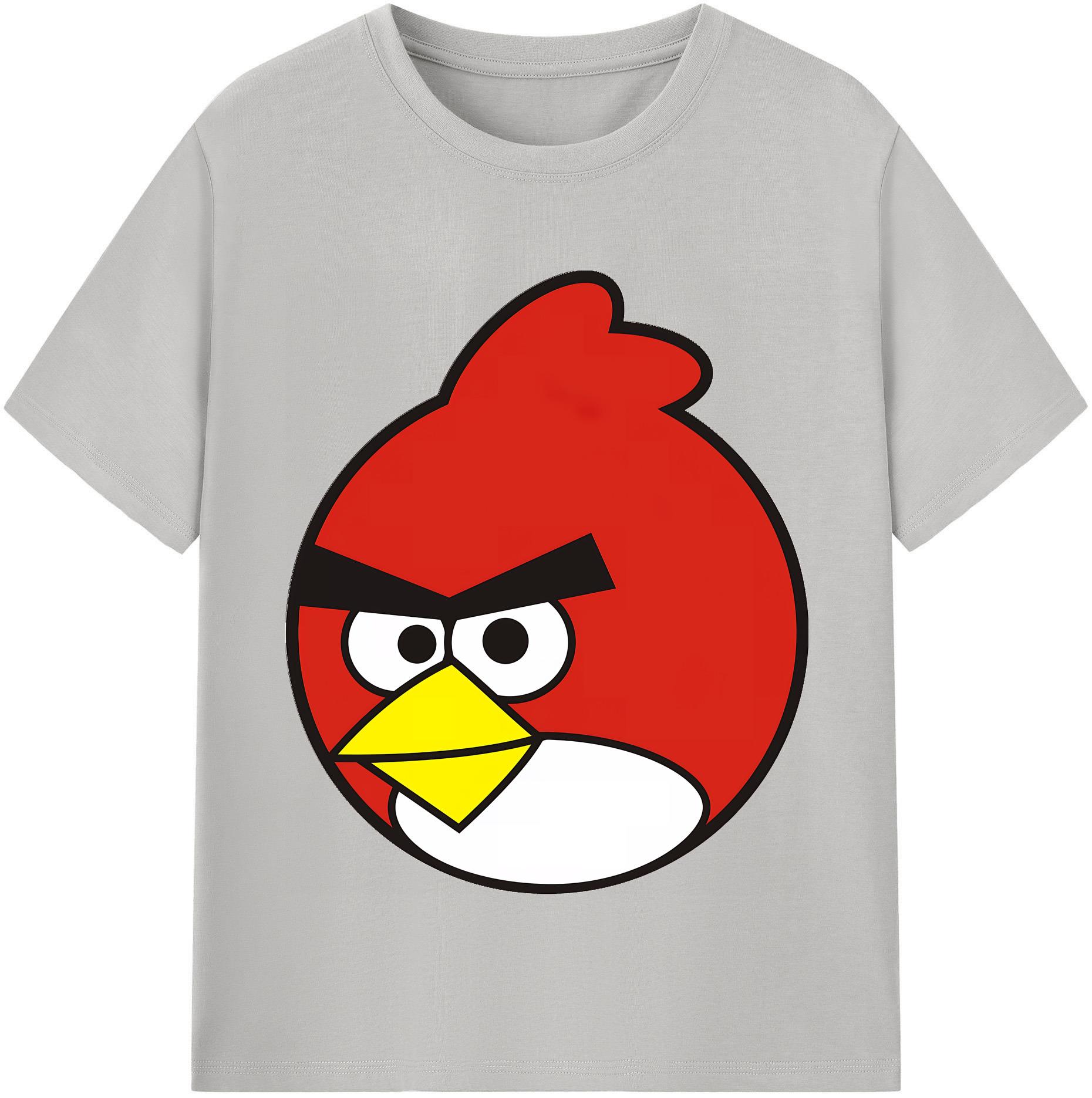 （画像用） Angry Birds アングリーバード 綿100％半袖Tシャツ（フロントプリント）
