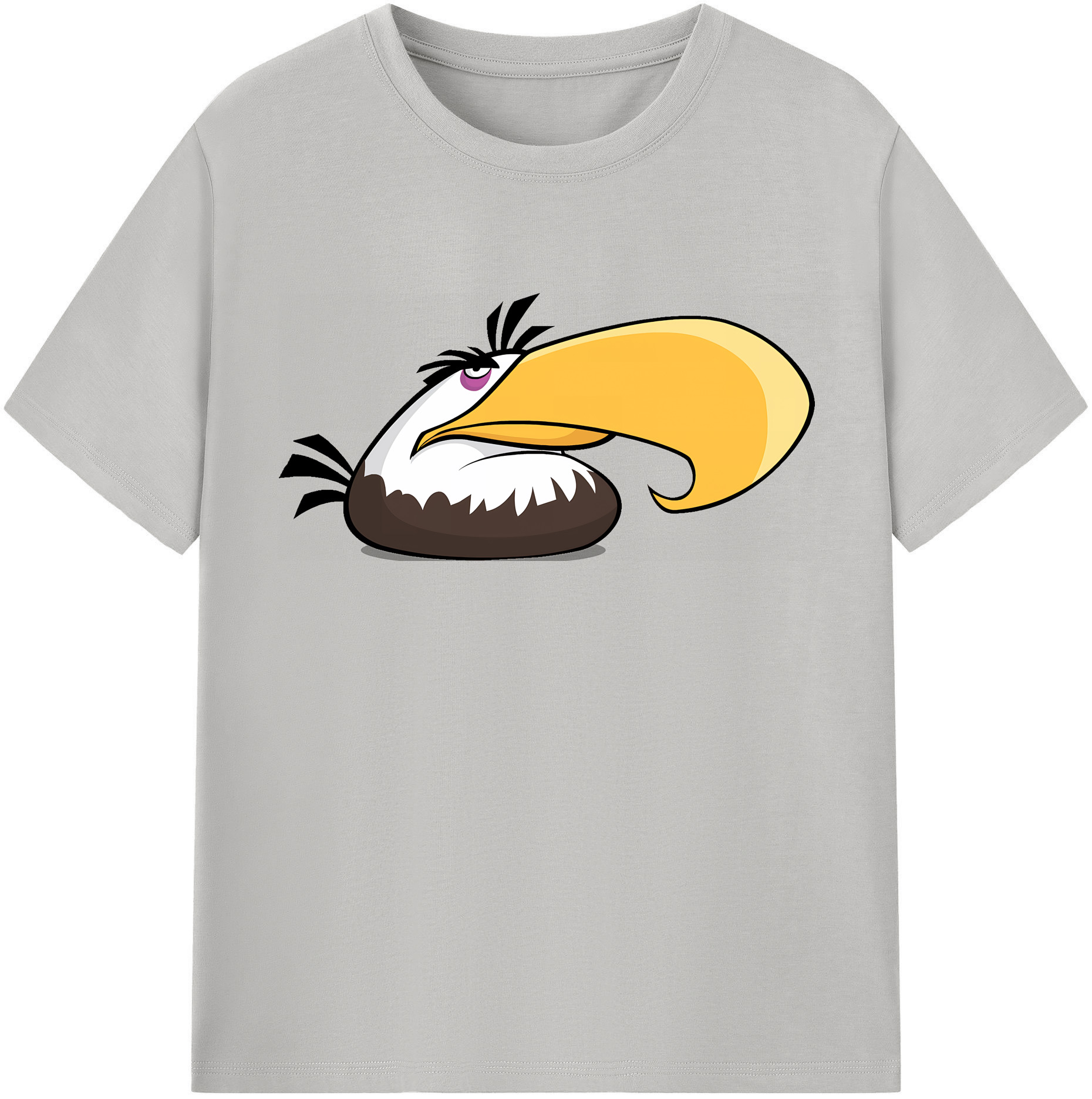（画像用） Angry Birds アングリーバード 綿100％半袖Tシャツ（フロントプリント）