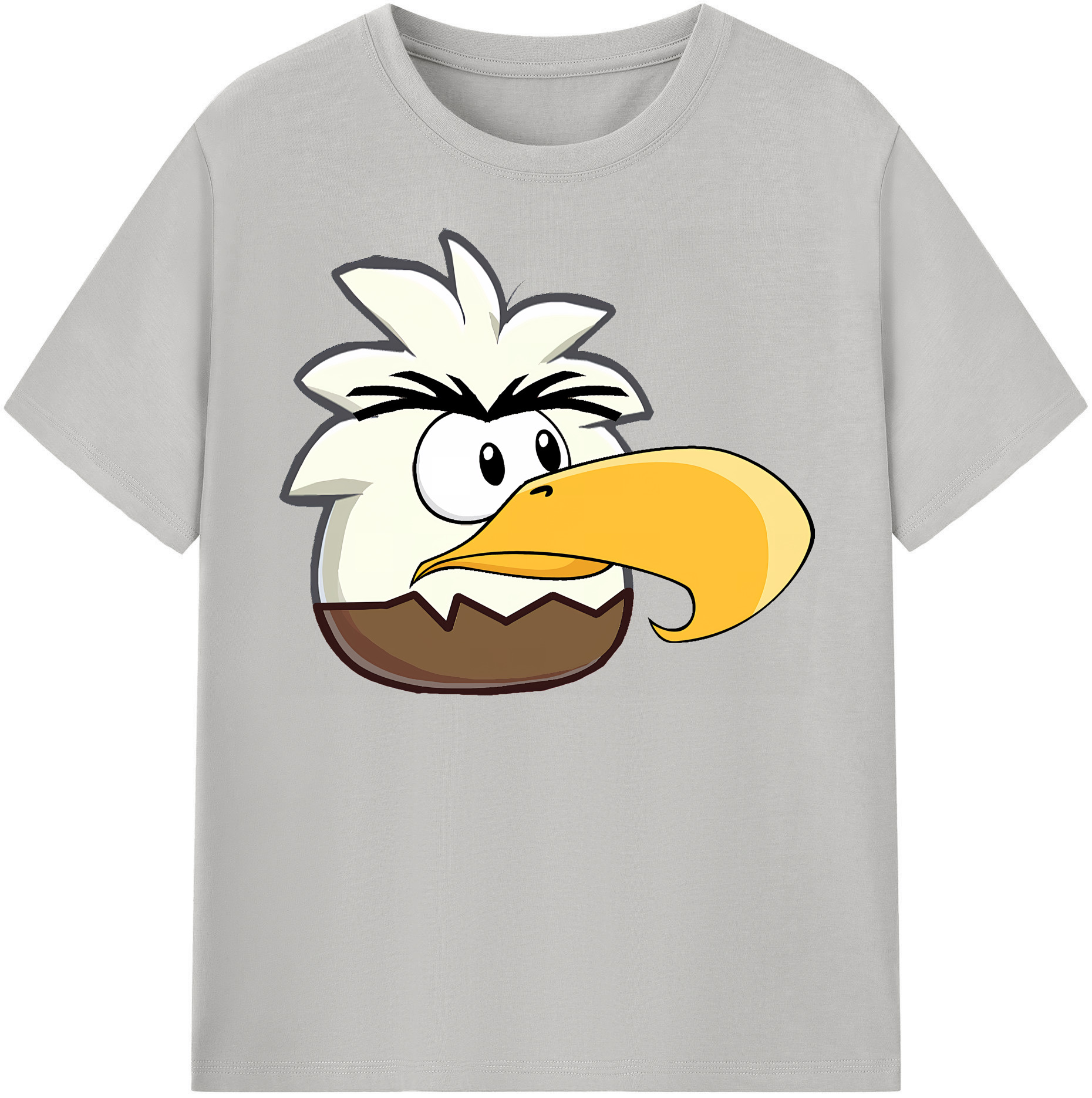 （画像用） Angry Birds アングリーバード 綿100％半袖Tシャツ（フロントプリント）