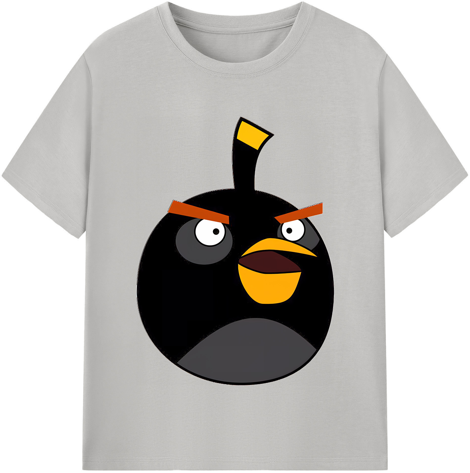 （画像用） Angry Birds アングリーバード 綿100％半袖Tシャツ（フロントプリント）