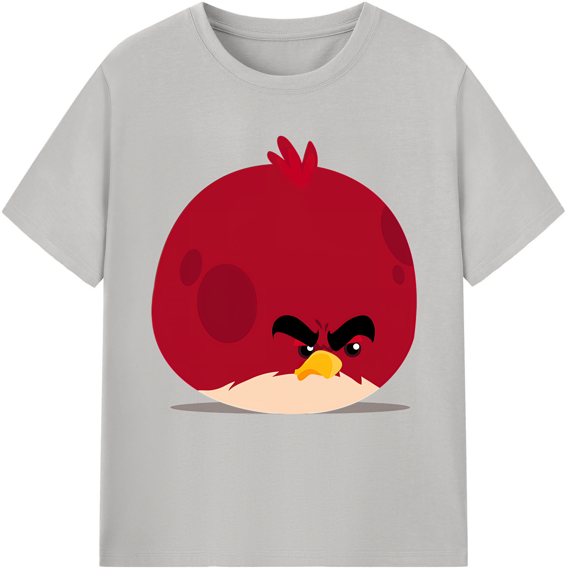 （画像用） Angry Birds アングリーバード 綿100％半袖Tシャツ（フロントプリント）