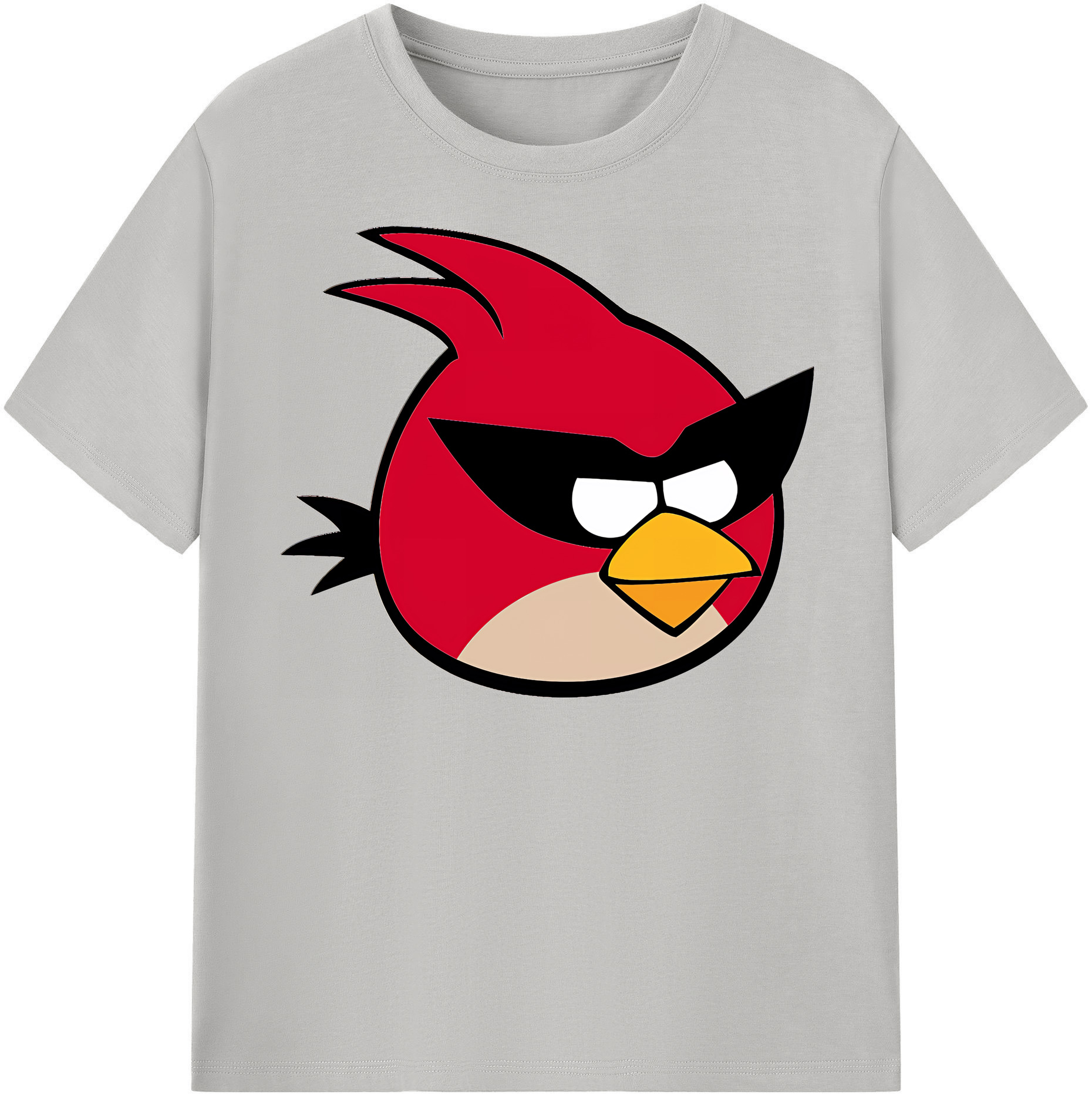 （画像用） Angry Birds アングリーバード 綿100％半袖Tシャツ（フロントプリント）