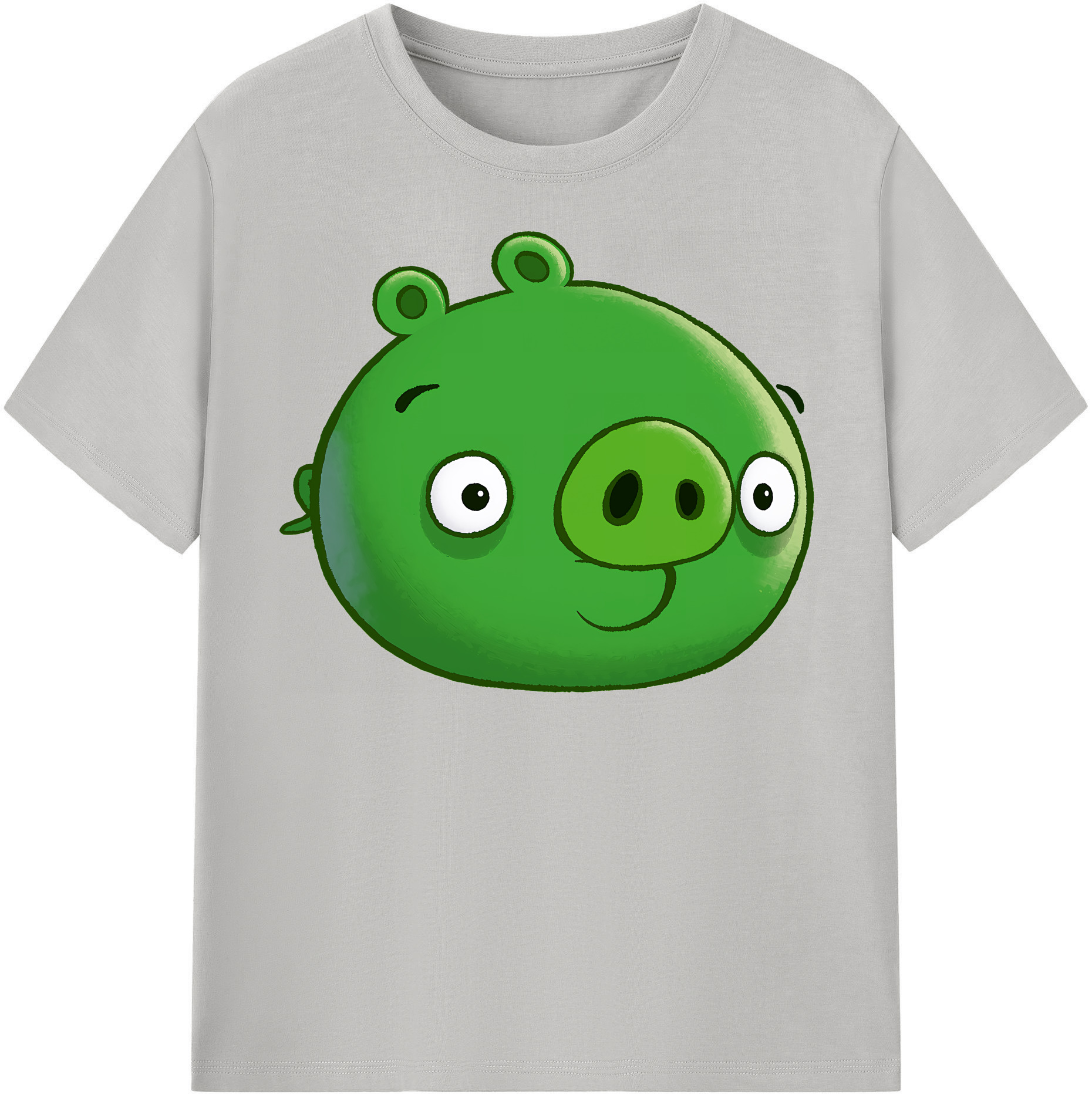 （画像用） Angry Birds アングリーバード 綿100％半袖Tシャツ（フロントプリント）