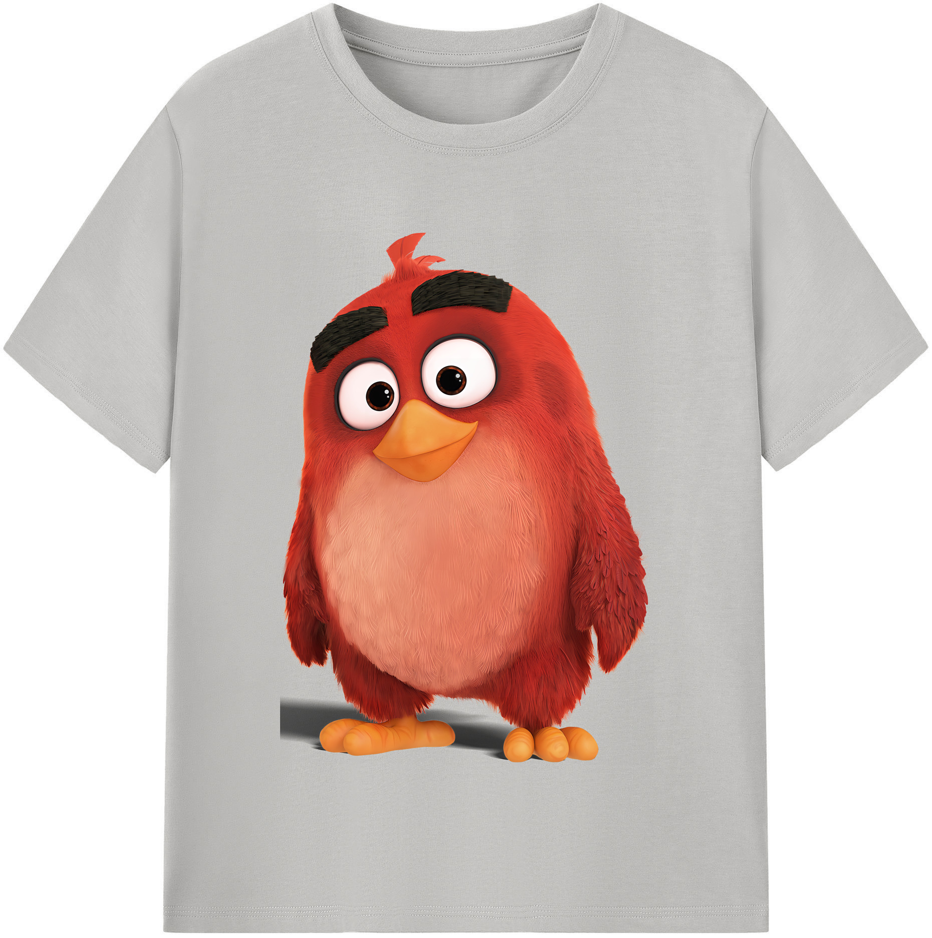 （画像用） Angry Birds アングリーバード 綿100％半袖Tシャツ（フロントプリント）