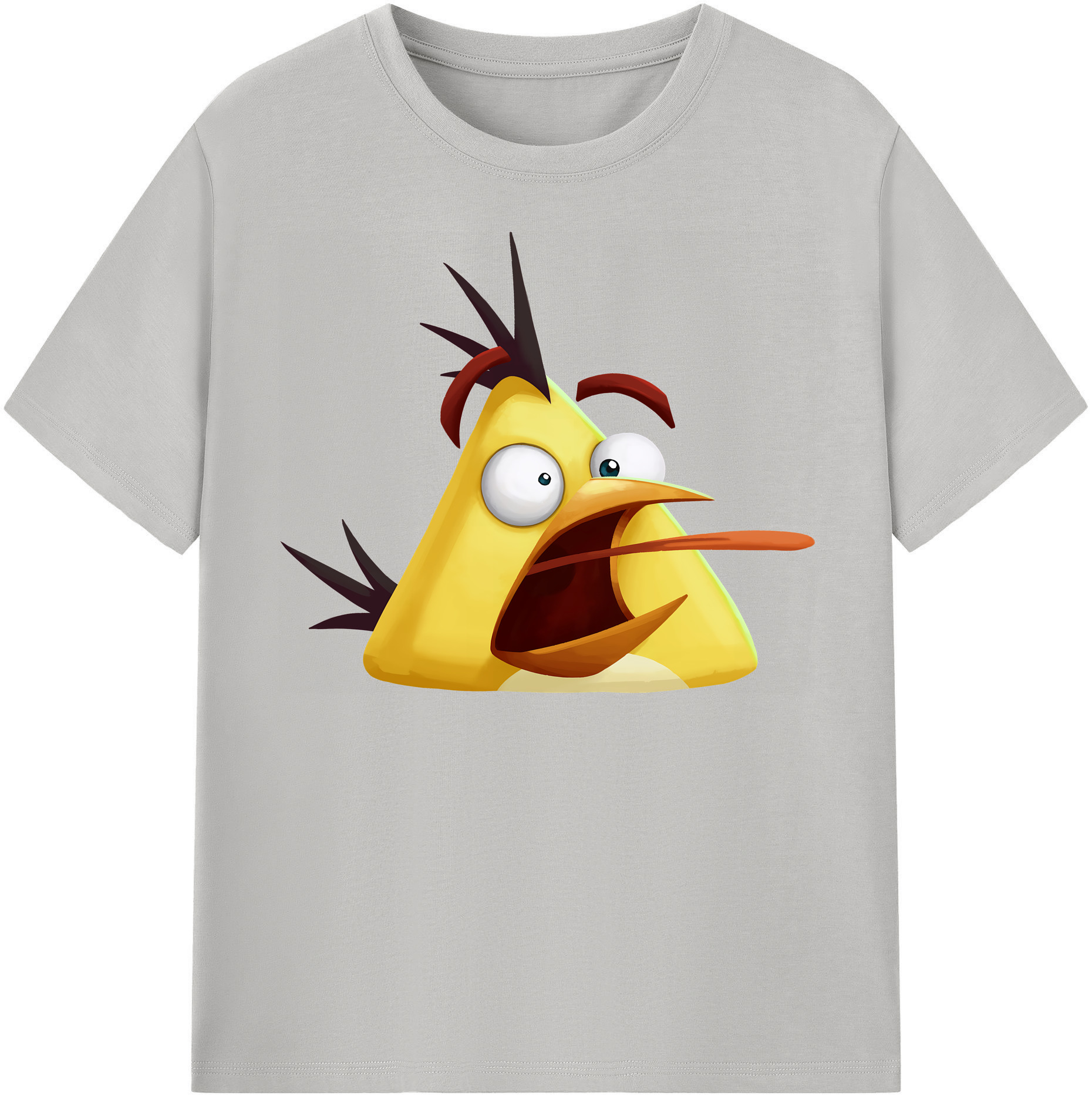 （画像用） Angry Birds アングリーバード 綿100％半袖Tシャツ（フロントプリント）