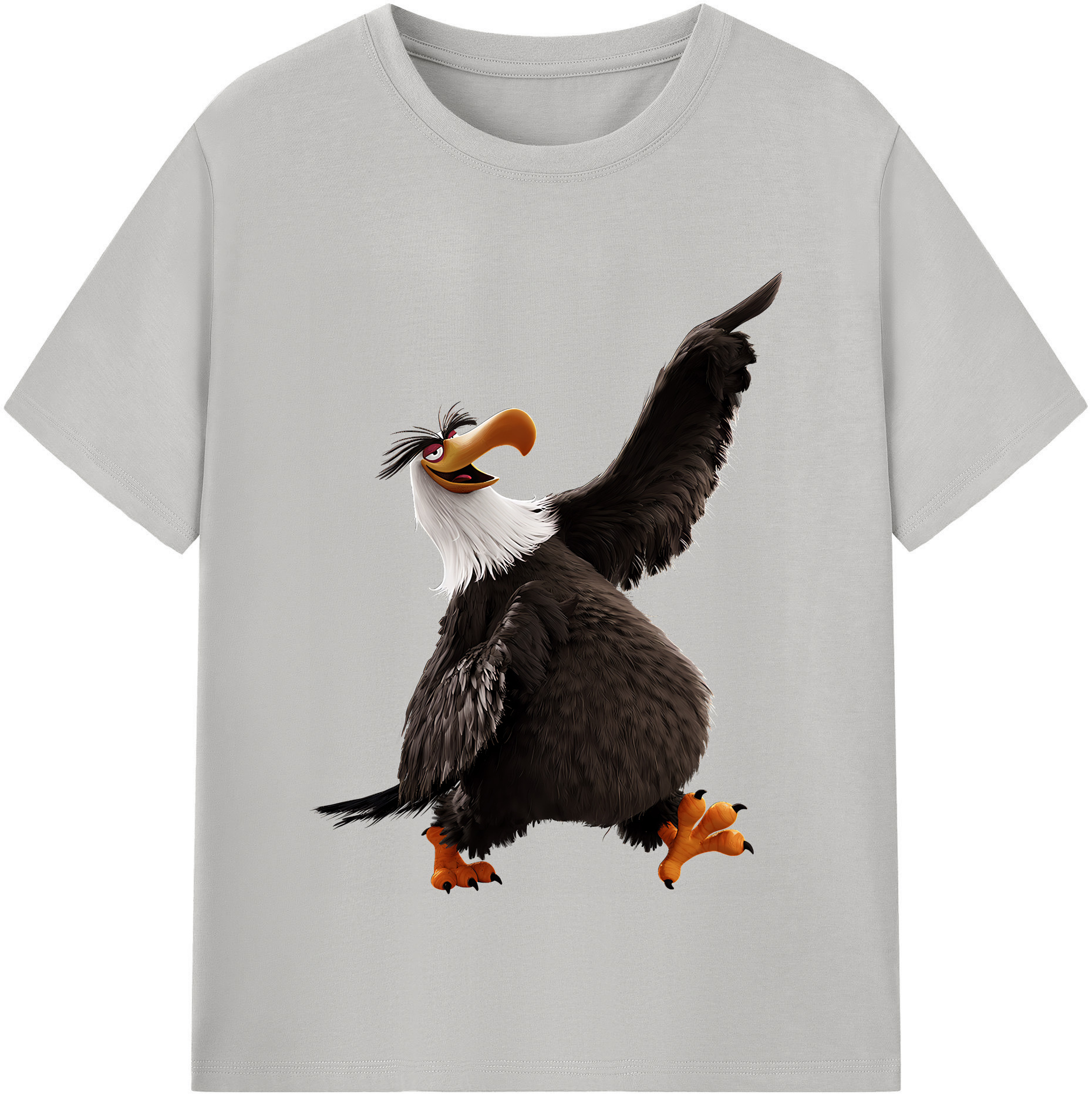 （画像用） Angry Birds アングリーバード 綿100％半袖Tシャツ（フロントプリント）