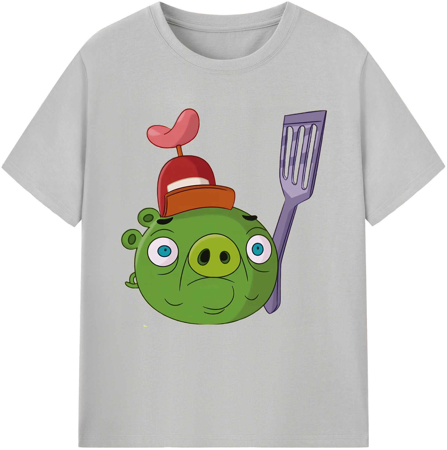 （画像用） Angry Birds アングリーバード 綿100％半袖Tシャツ（フロントプリント）