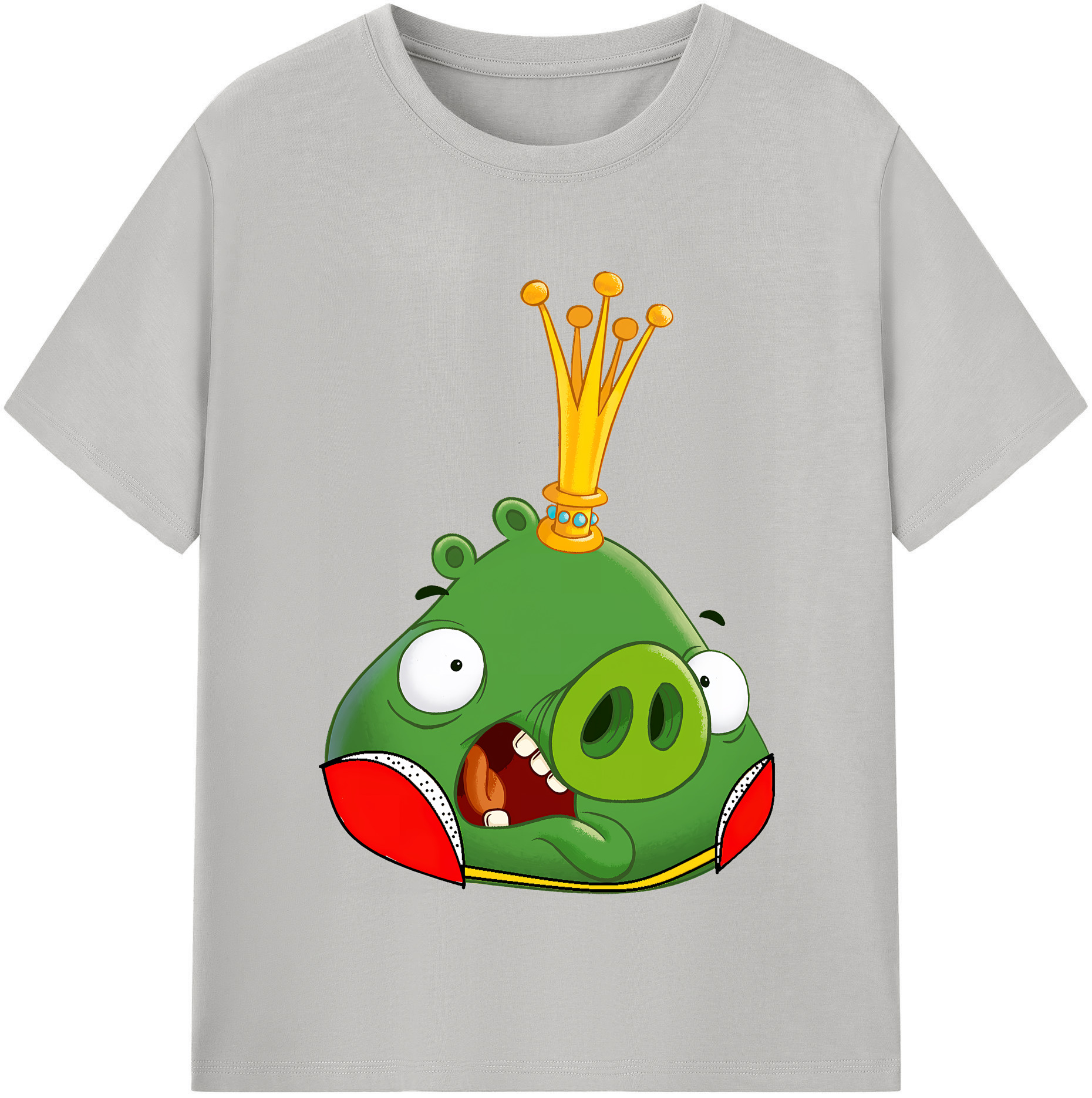 （画像用） Angry Birds アングリーバード 綿100％半袖Tシャツ（フロントプリント）