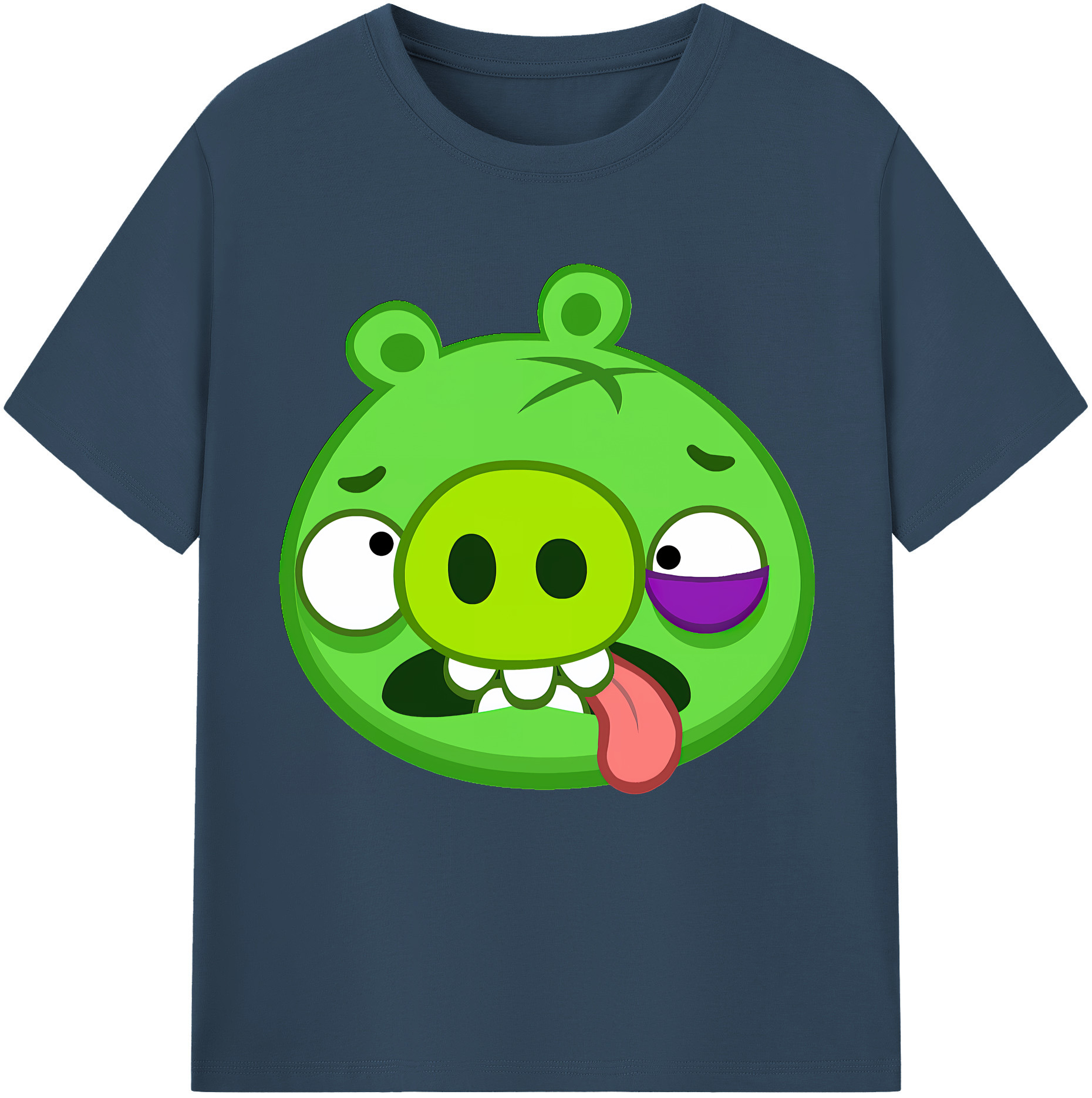 （画像用） Angry Birds アングリーバード 綿100％半袖Tシャツ（フロントプリント）