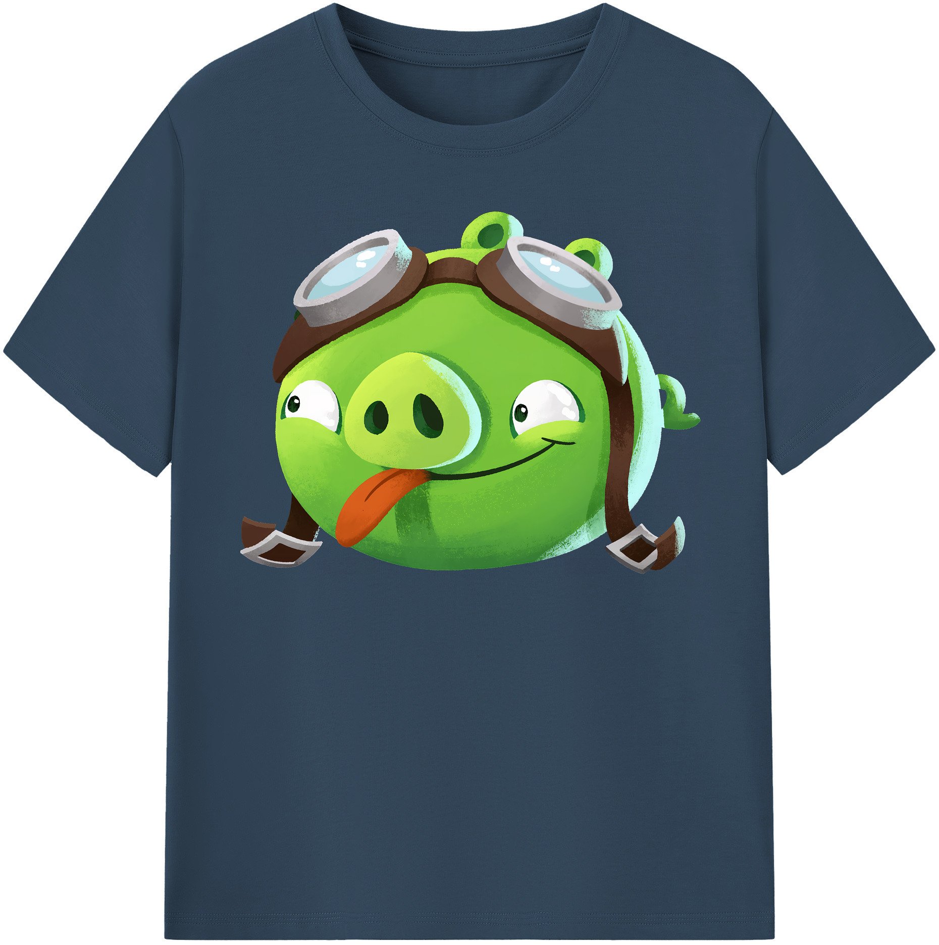 （画像用） Angry Birds アングリーバード 綿100％半袖Tシャツ（フロントプリント）