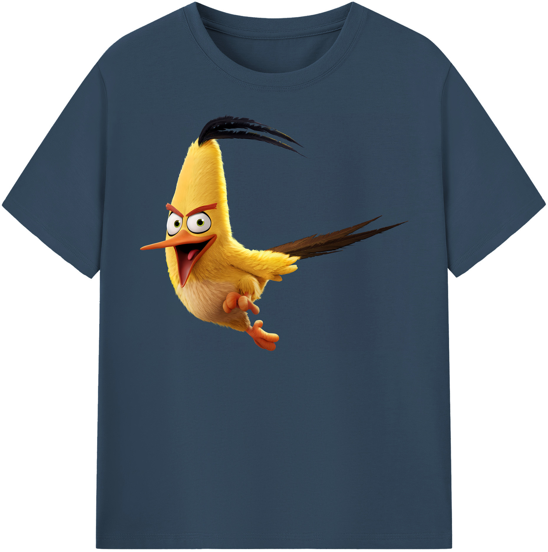 （画像用） Angry Birds アングリーバード 綿100％半袖Tシャツ（フロントプリント）