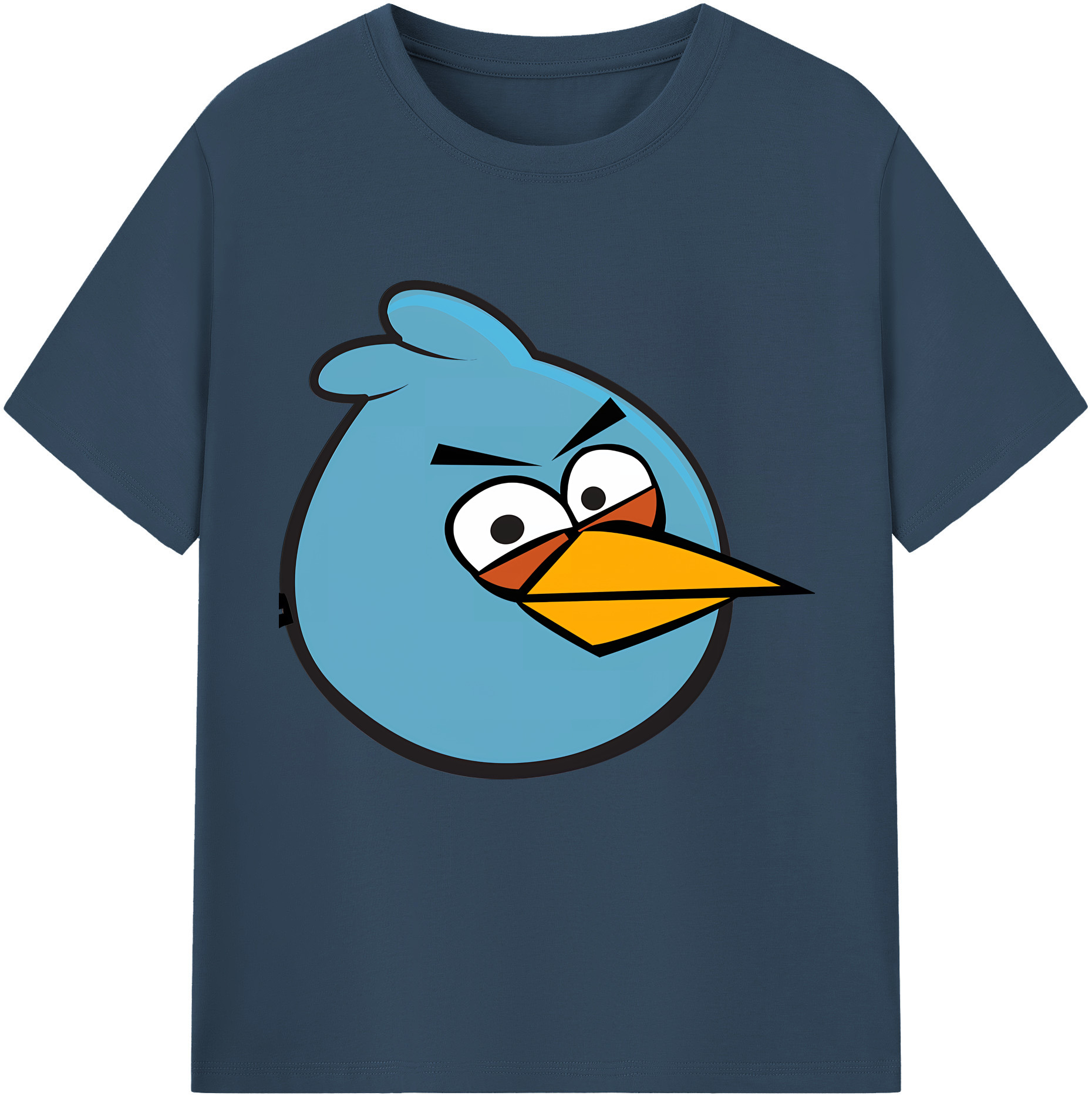 （画像用） Angry Birds アングリーバード 綿100％半袖Tシャツ（フロントプリント）