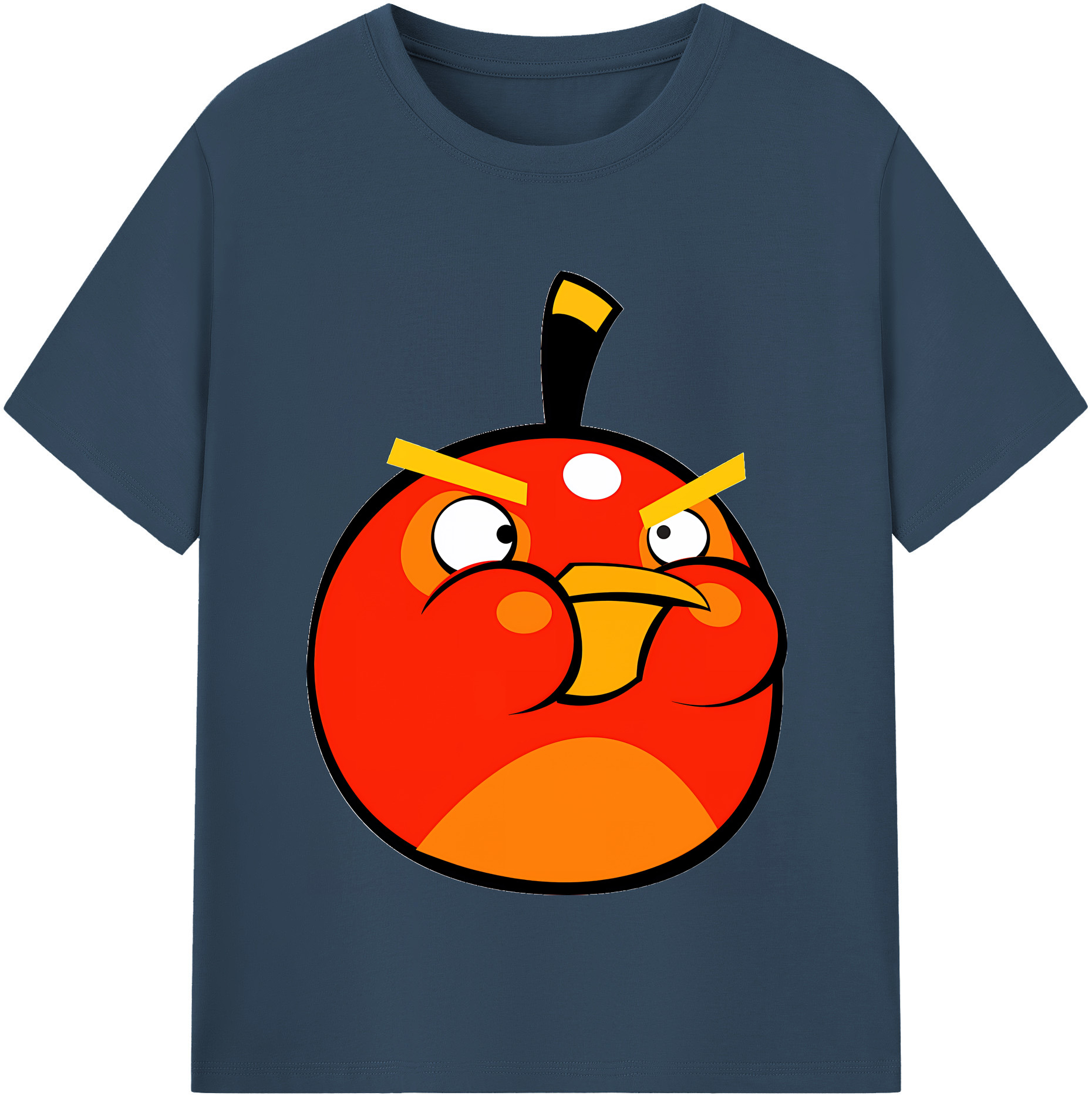 （画像用） Angry Birds アングリーバード 綿100％半袖Tシャツ（フロントプリント）