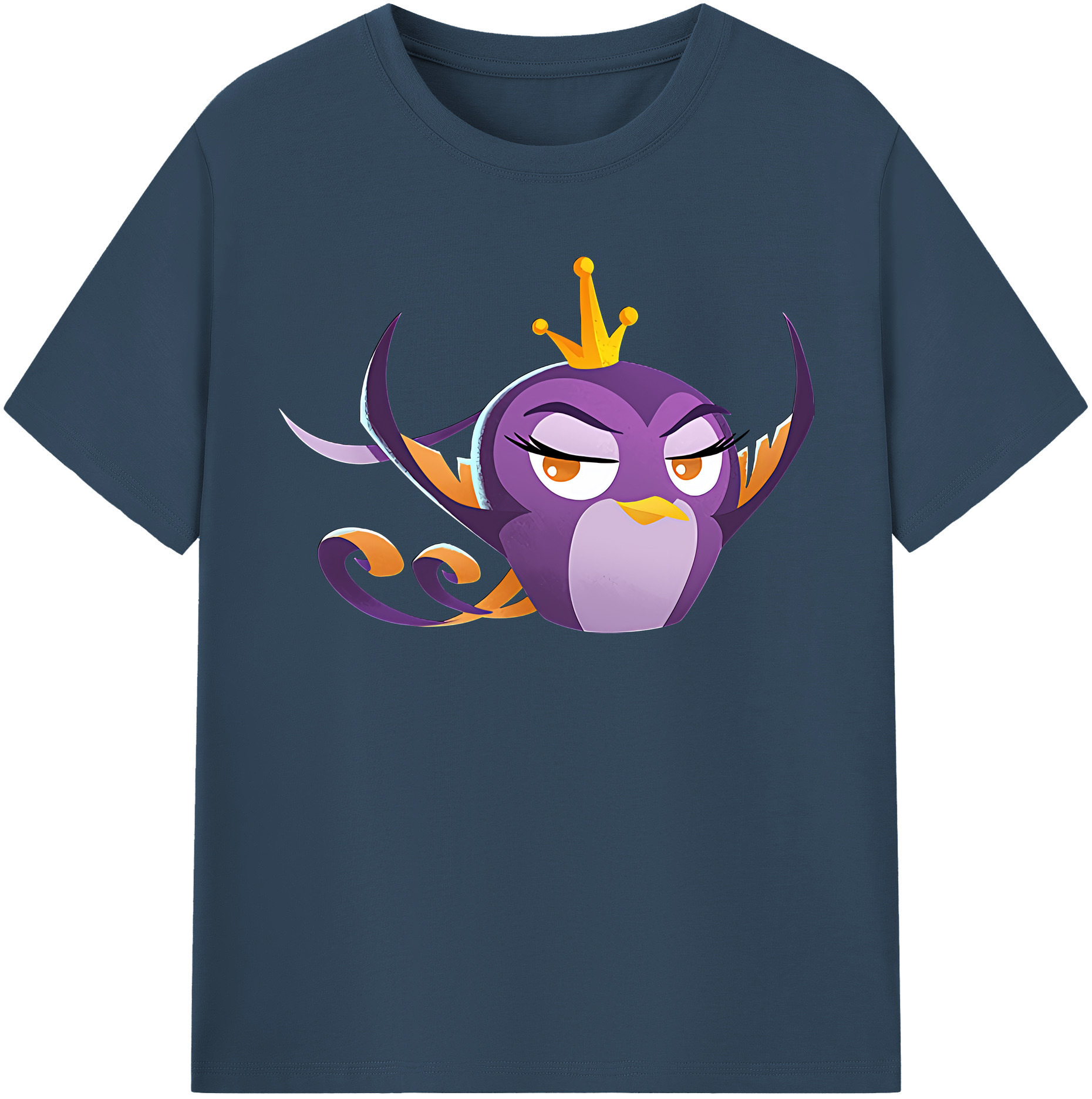 （画像用） Angry Birds アングリーバード 綿100％半袖Tシャツ（フロントプリント）