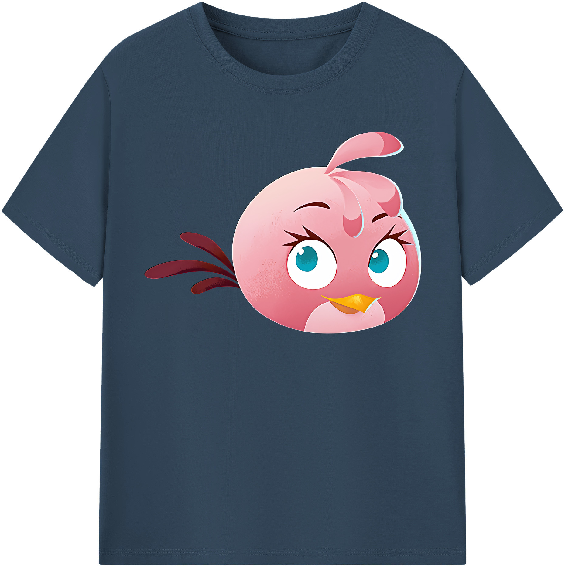 （画像用） Angry Birds アングリーバード 綿100％半袖Tシャツ（フロントプリント）