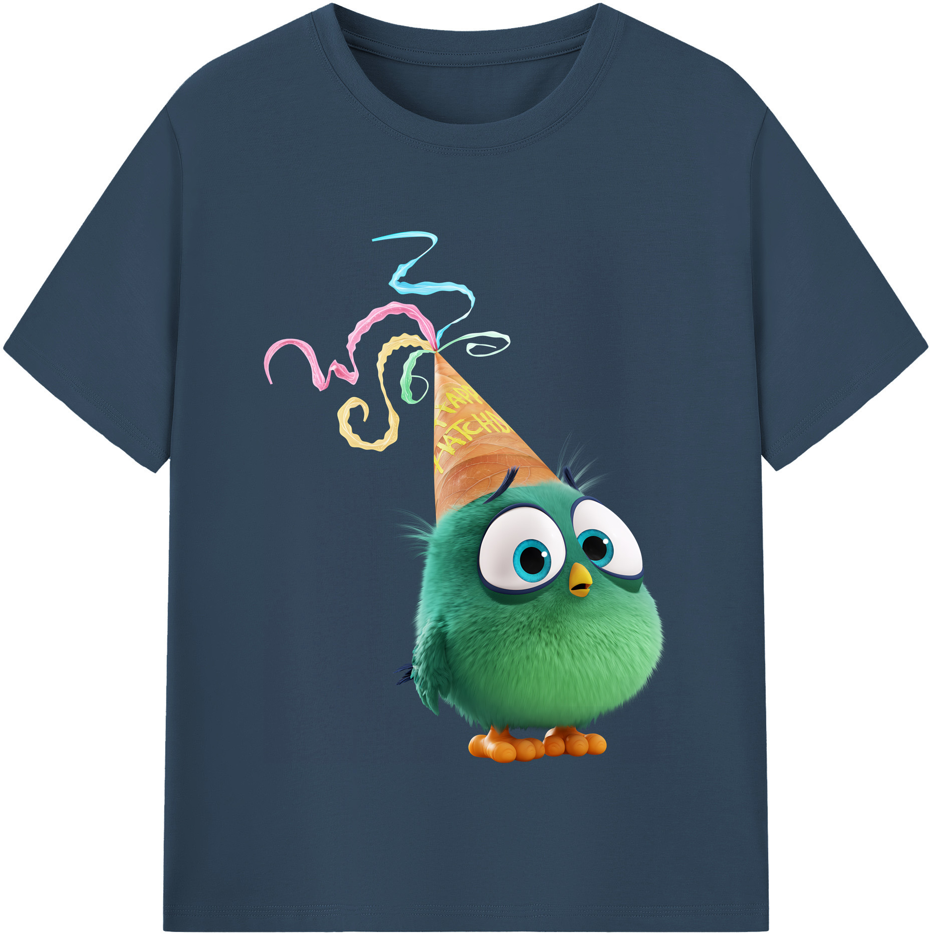 （画像用） Angry Birds アングリーバード 綿100％半袖Tシャツ（フロントプリント）