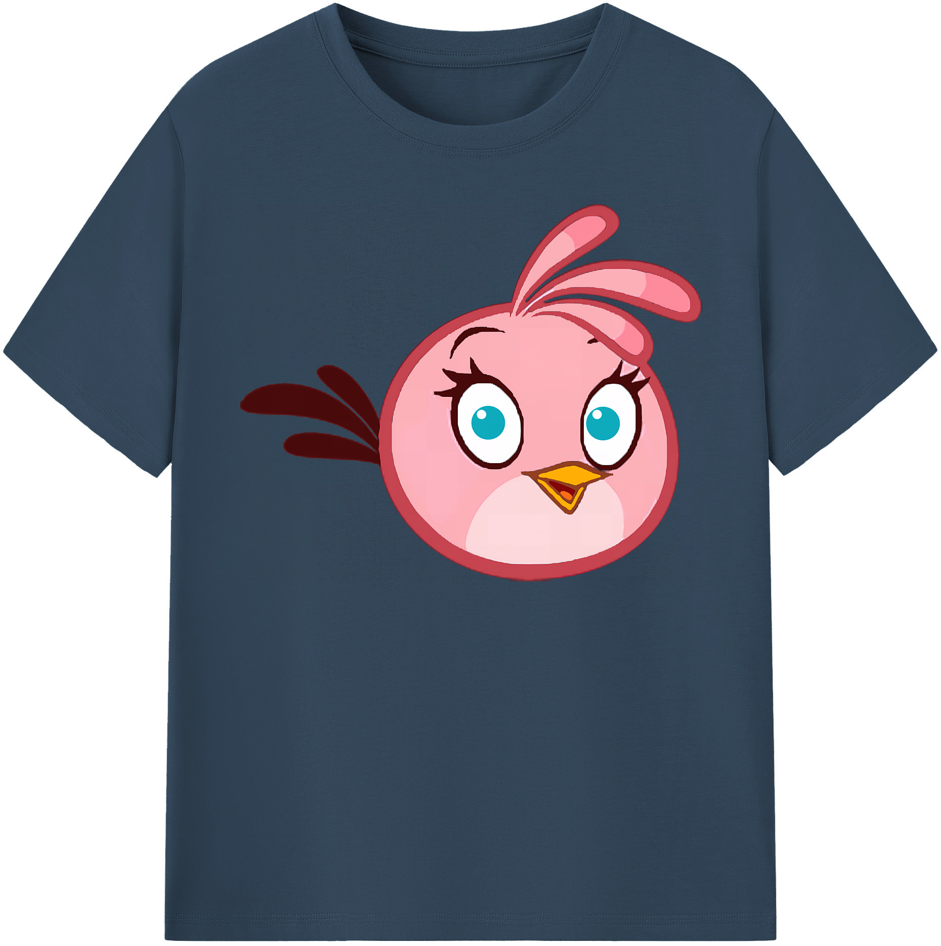 （画像用） Angry Birds アングリーバード 綿100％半袖Tシャツ（フロントプリント）