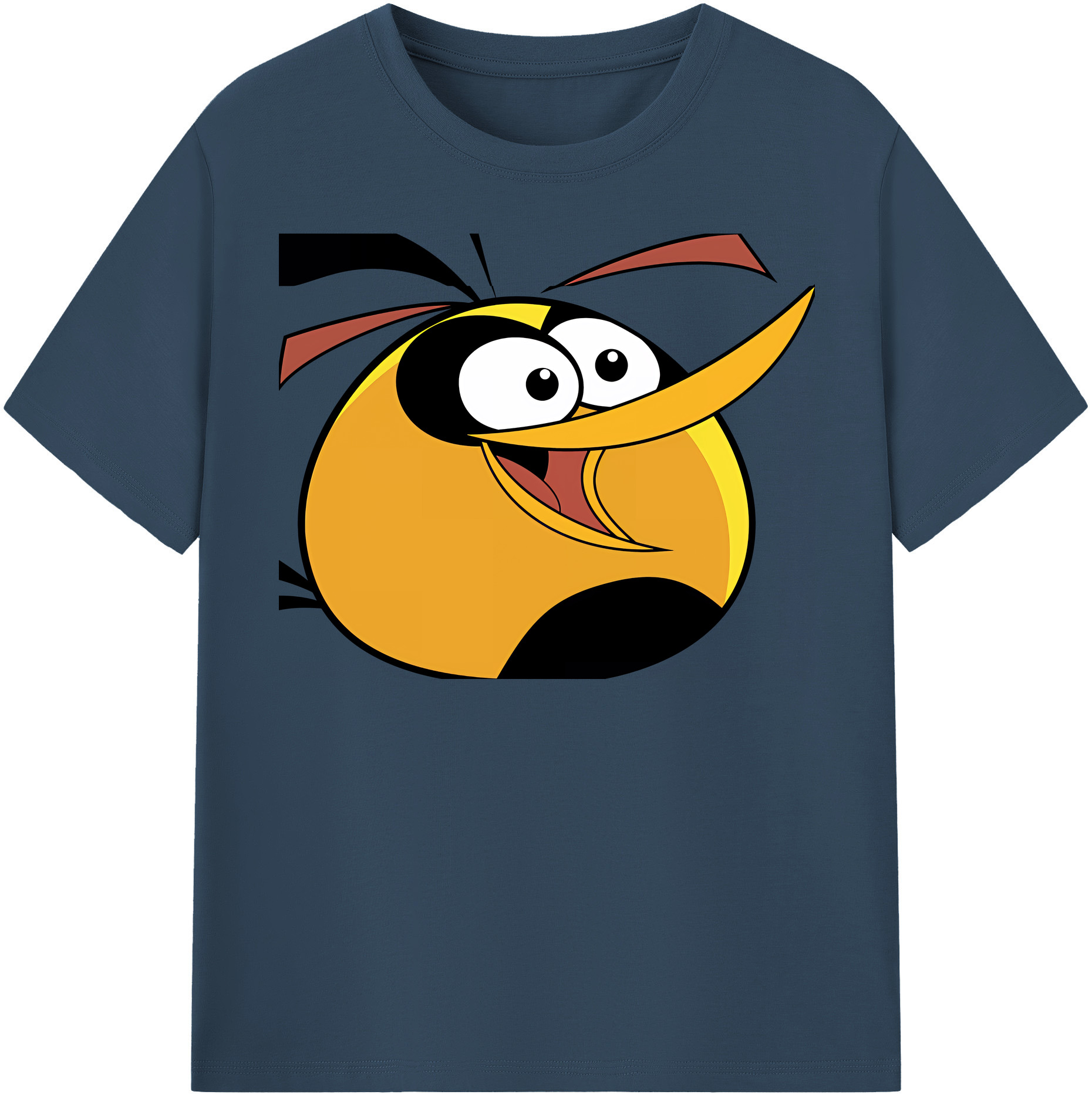 （画像用） Angry Birds アングリーバード 綿100％半袖Tシャツ（フロントプリント）