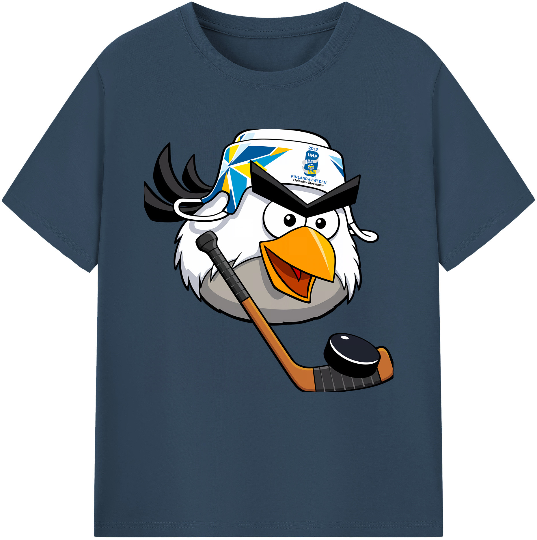 （画像用） Angry Birds アングリーバード 綿100％半袖Tシャツ（フロントプリント）