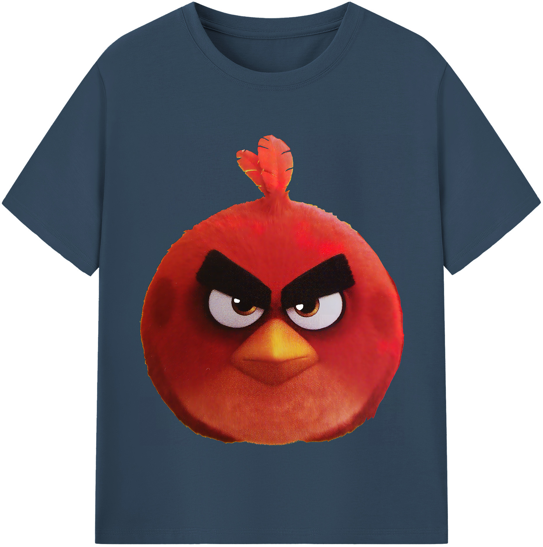 （画像用） Angry Birds アングリーバード 綿100％半袖Tシャツ（フロントプリント）