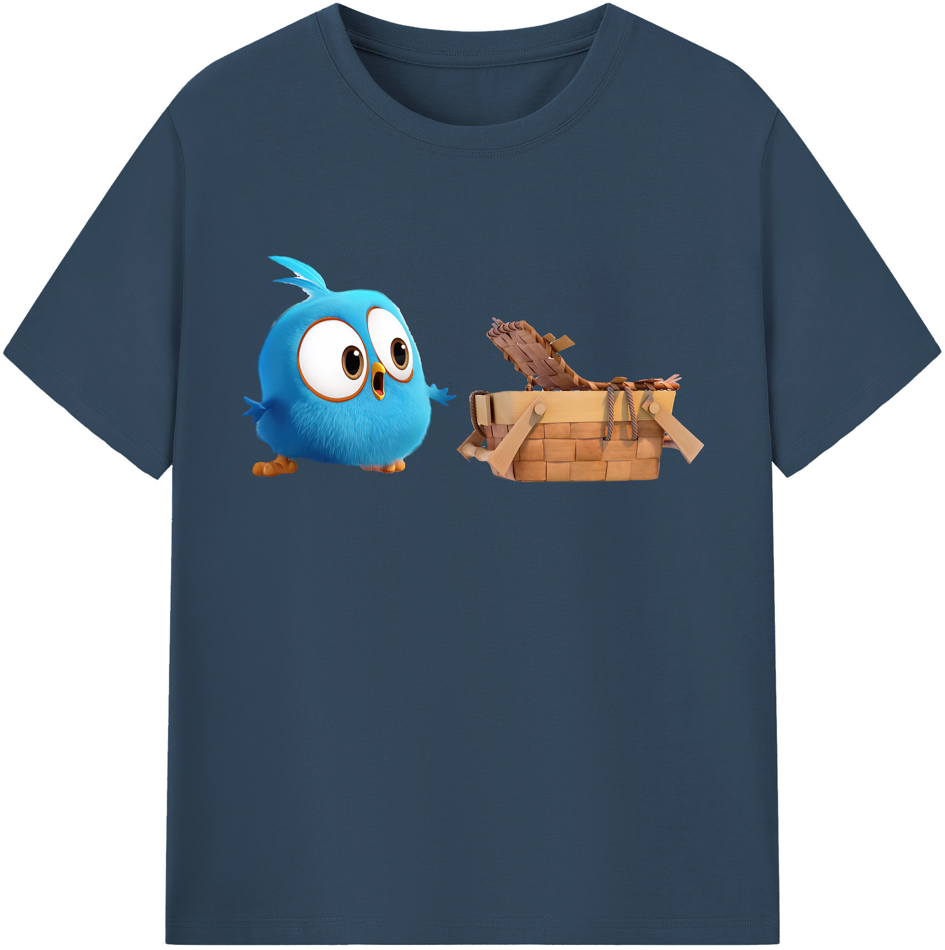 （画像用） Angry Birds アングリーバード 綿100％半袖Tシャツ（フロントプリント）