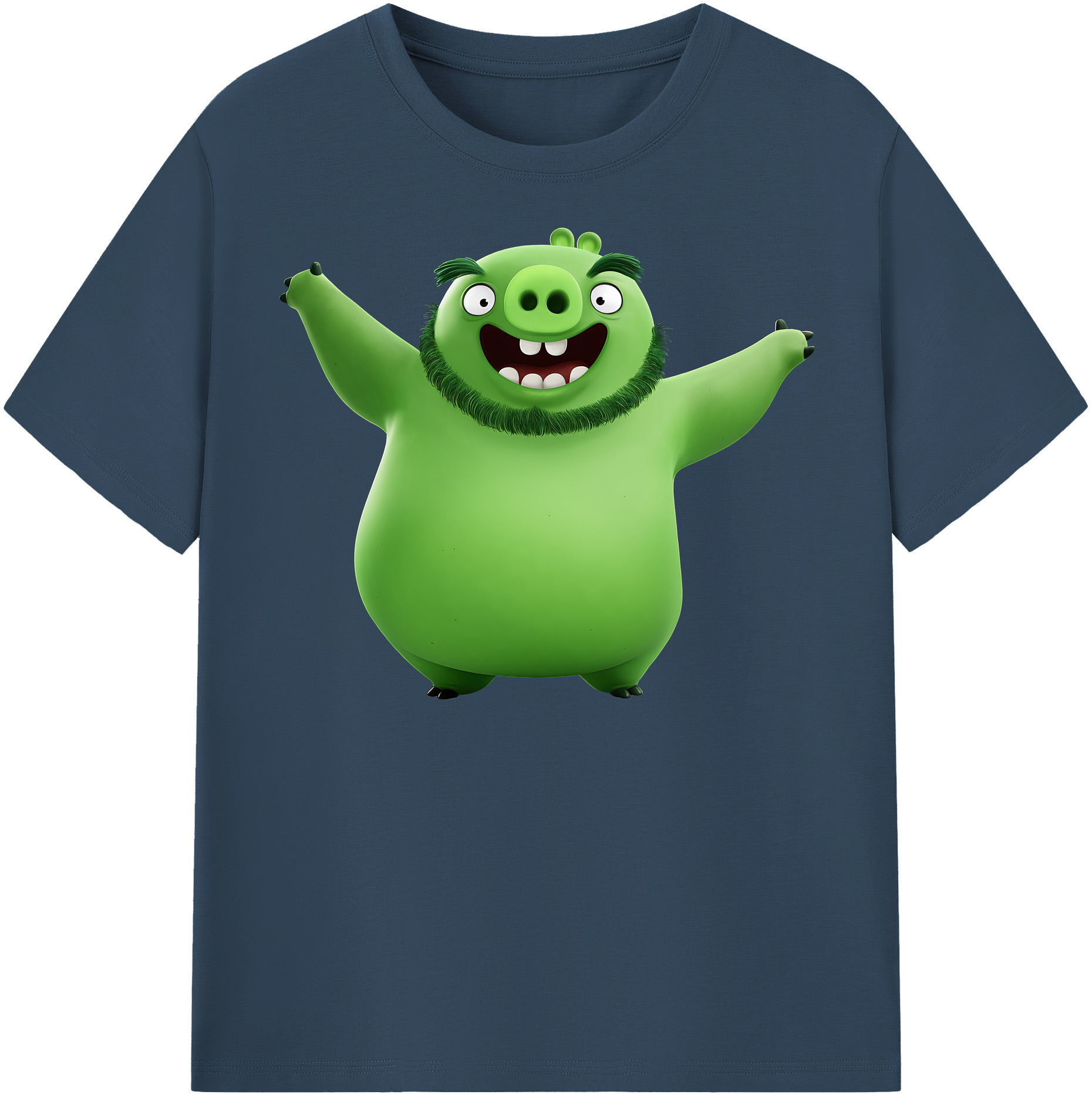 （画像用） Angry Birds アングリーバード 綿100％半袖Tシャツ（フロントプリント）