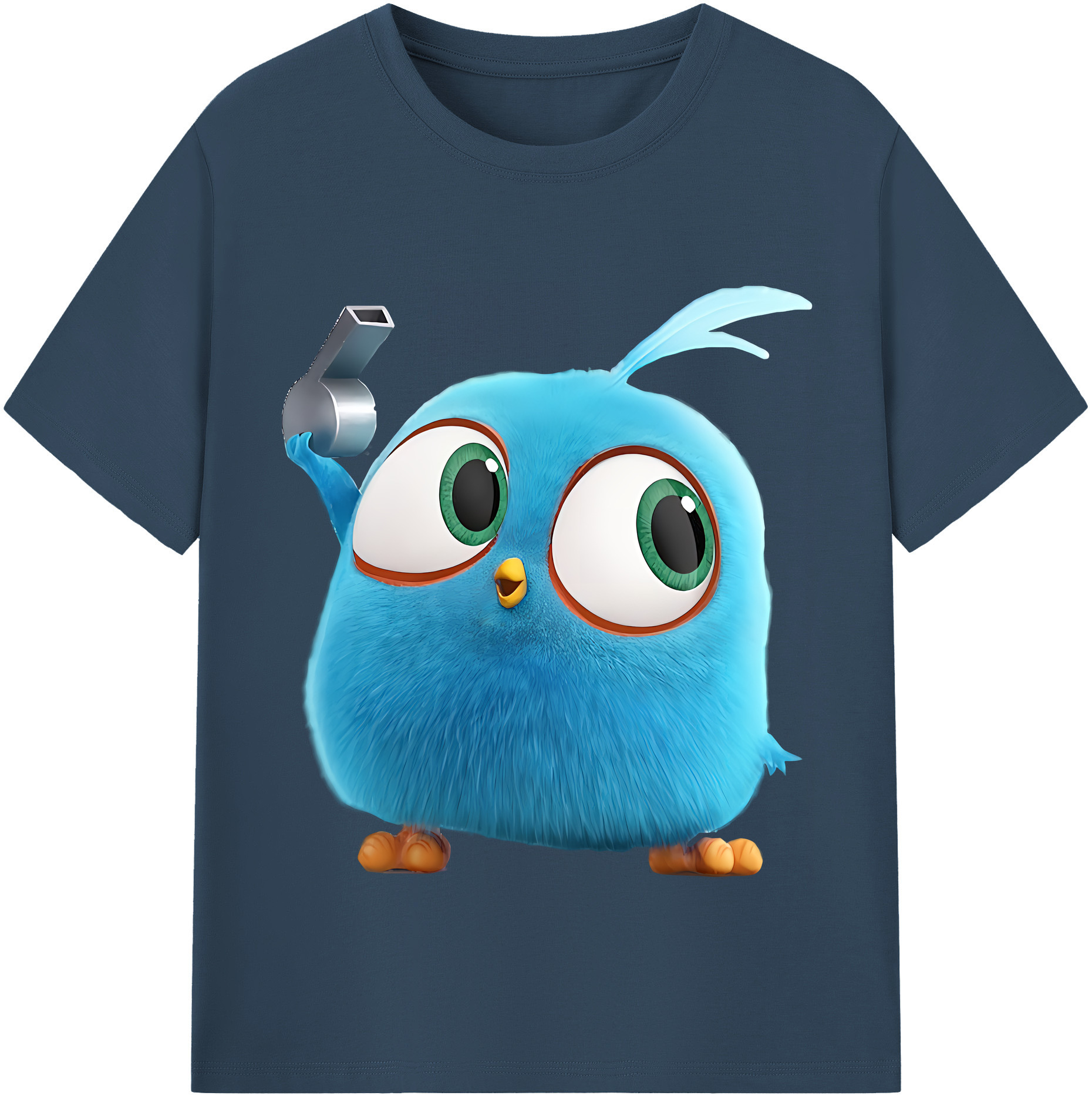 （画像用） Angry Birds アングリーバード 綿100％半袖Tシャツ（フロントプリント）