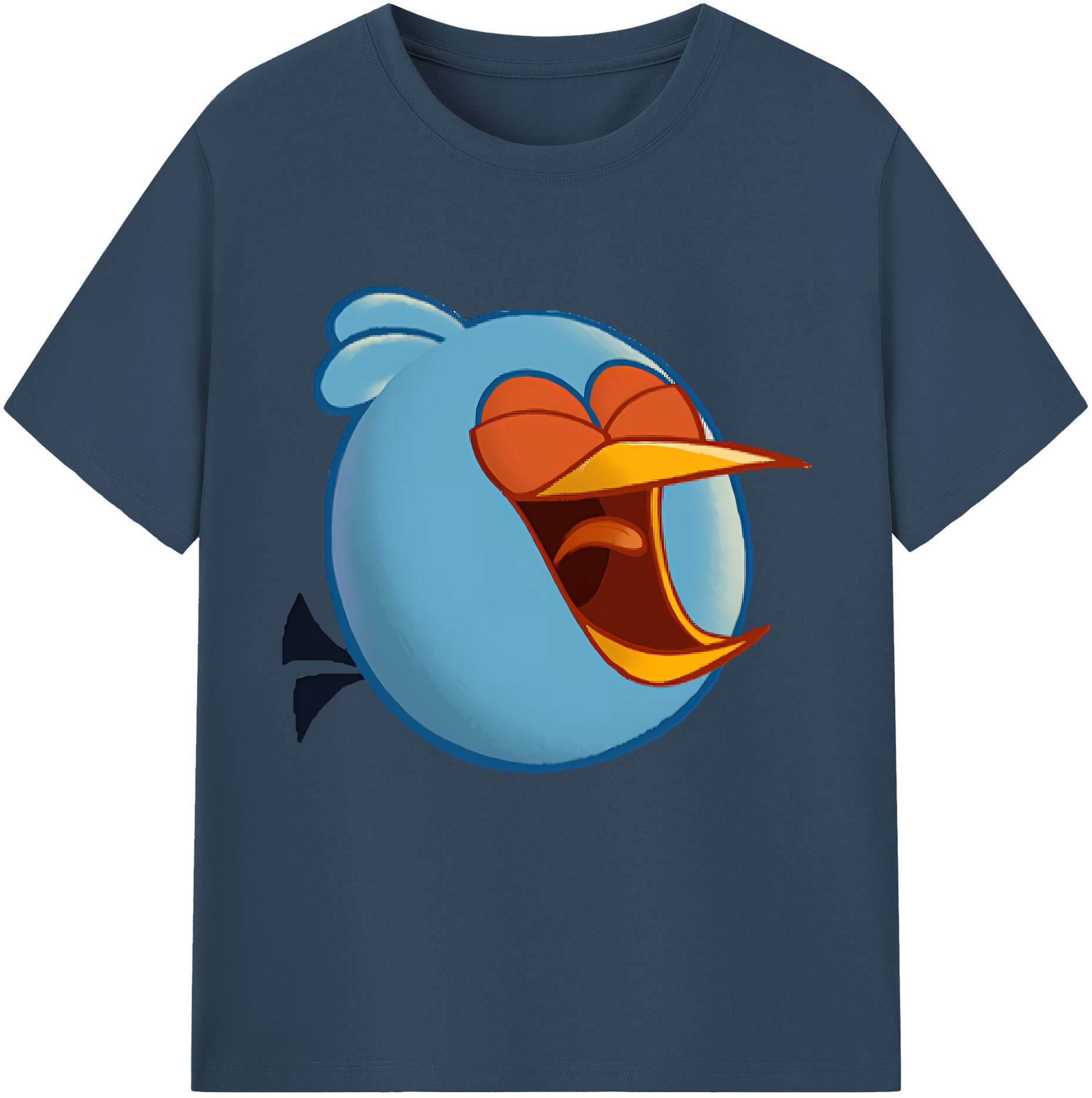 （画像用） Angry Birds アングリーバード 綿100％半袖Tシャツ（フロントプリント）