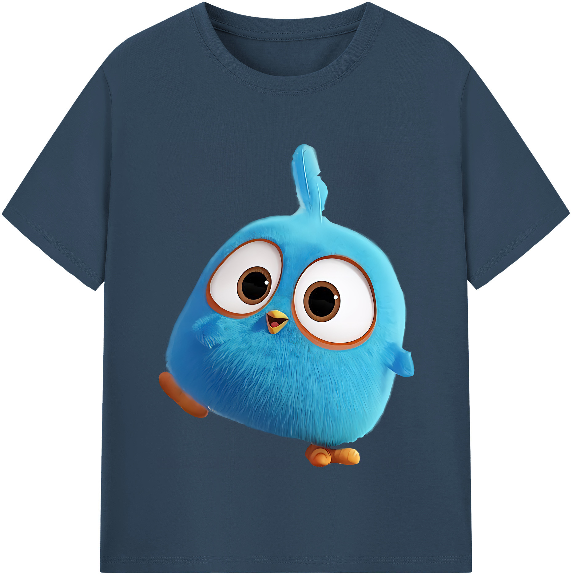 （画像用） Angry Birds アングリーバード 綿100％半袖Tシャツ（フロントプリント）