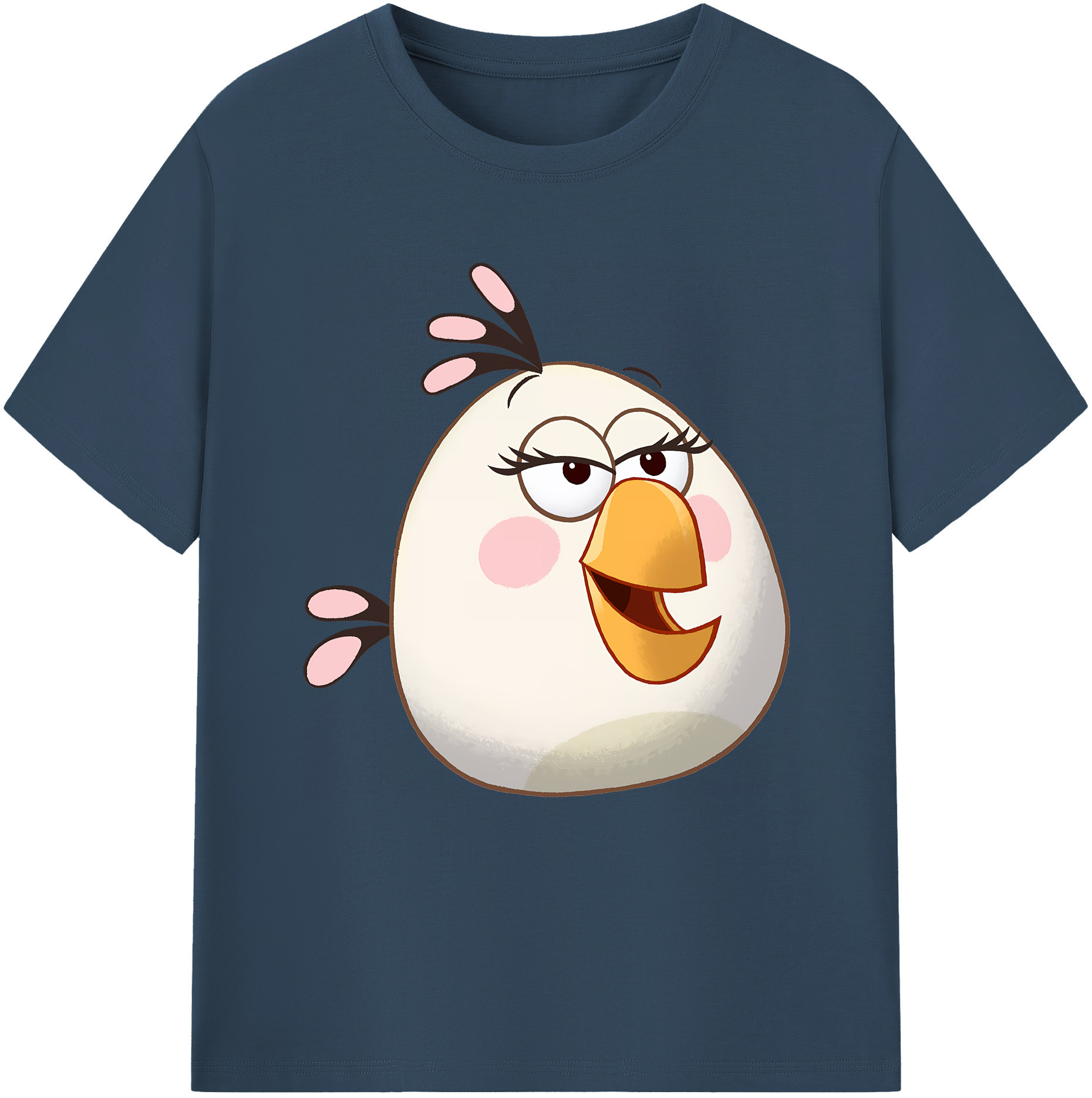 （画像用） Angry Birds アングリーバード 綿100％半袖Tシャツ（フロントプリント）