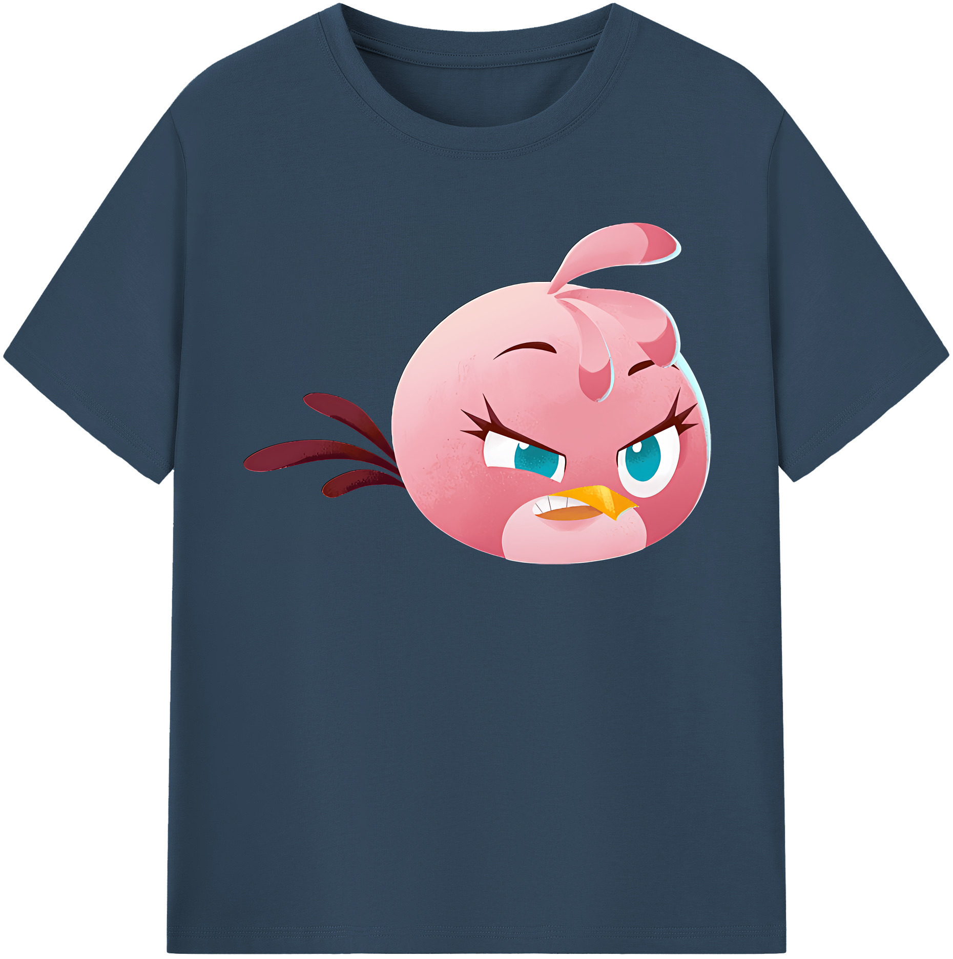 （画像用） Angry Birds アングリーバード 綿100％半袖Tシャツ（フロントプリント）