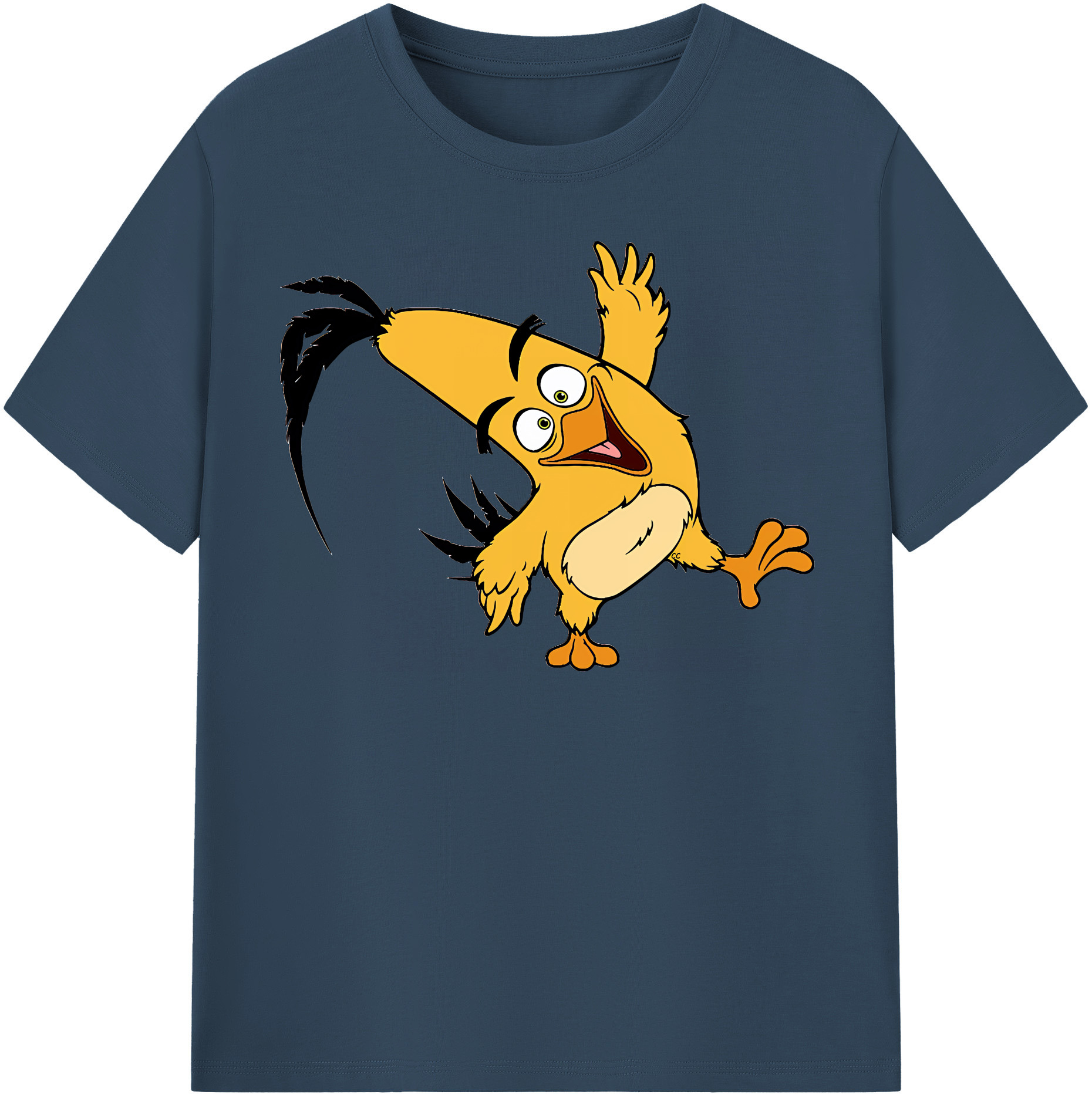 （画像用） Angry Birds アングリーバード 綿100％半袖Tシャツ（フロントプリント）