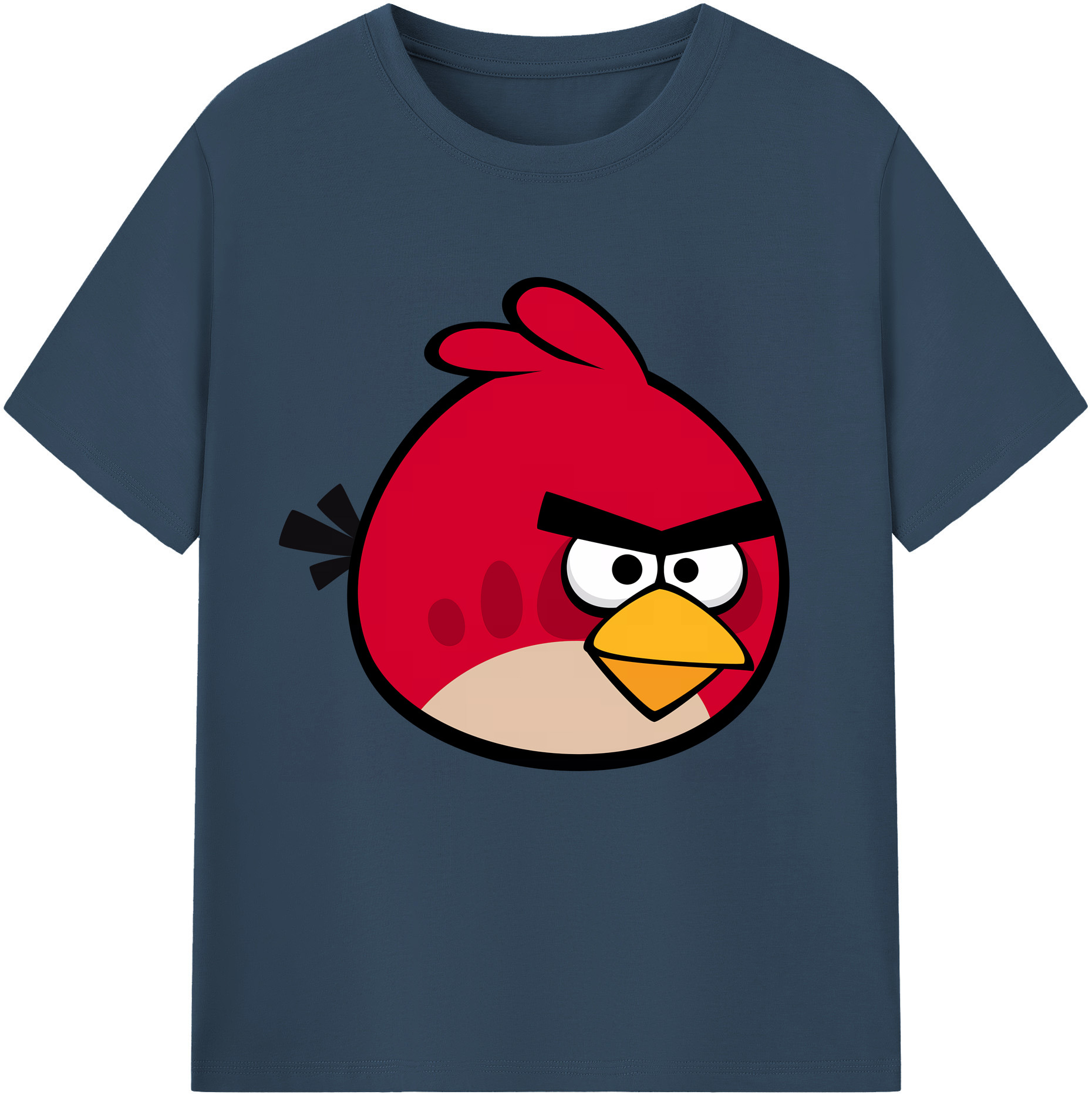 （画像用） Angry Birds アングリーバード 綿100％半袖Tシャツ（フロントプリント）